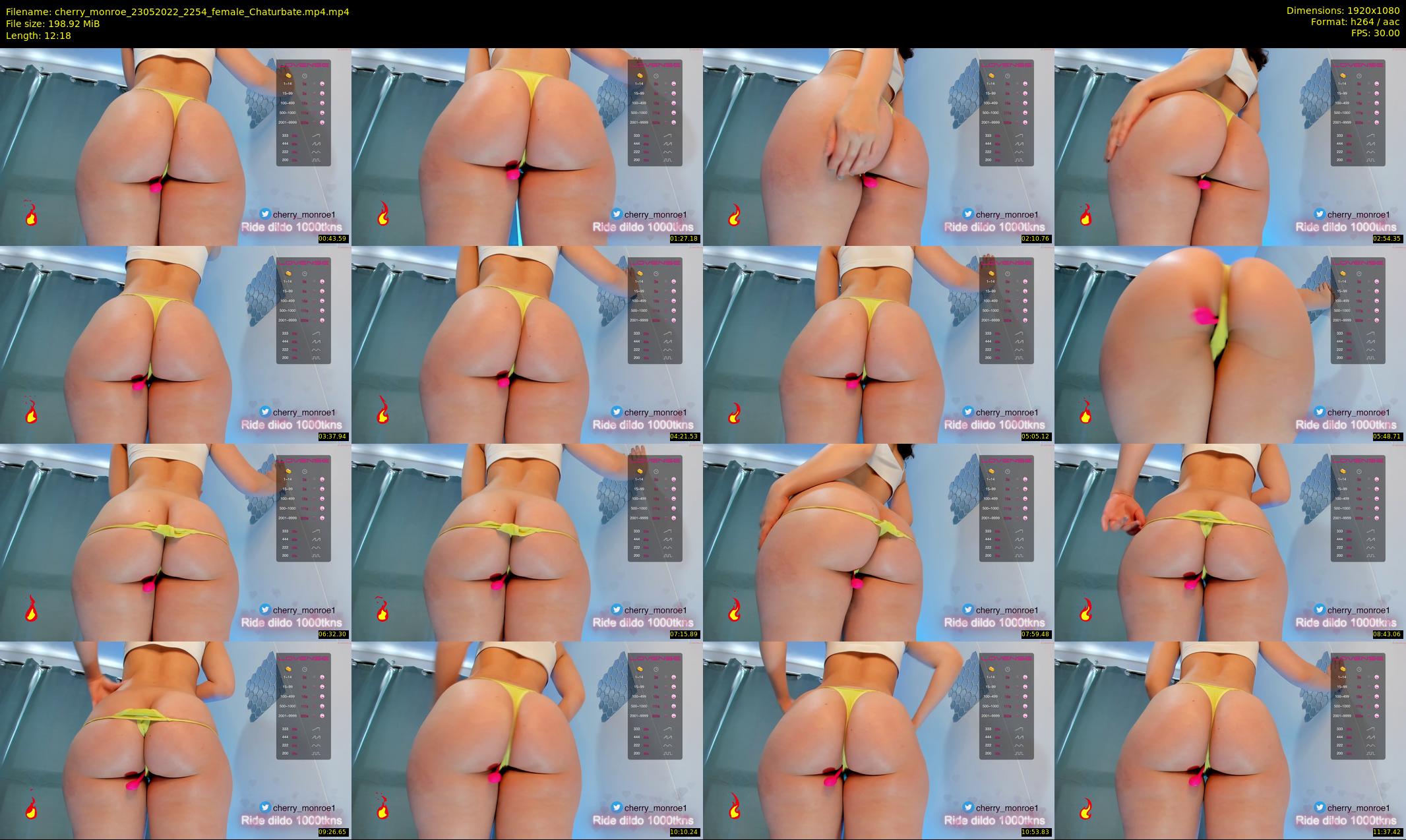 cherry_monroe — 13 minute Chaturbate female cam show recording, 1080p, May 23, 2022