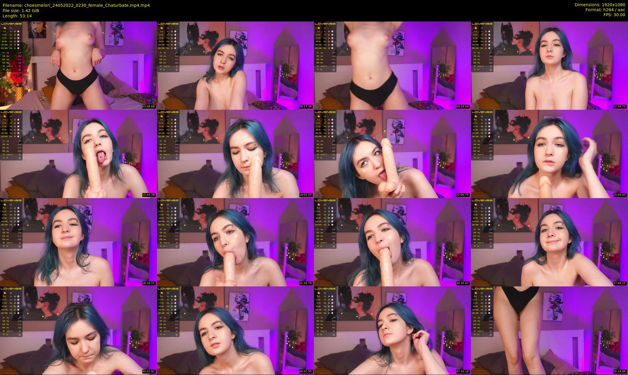 choesmelori — 54 minute Chaturbate couple cam show recording, 1080p, May 24, 2022