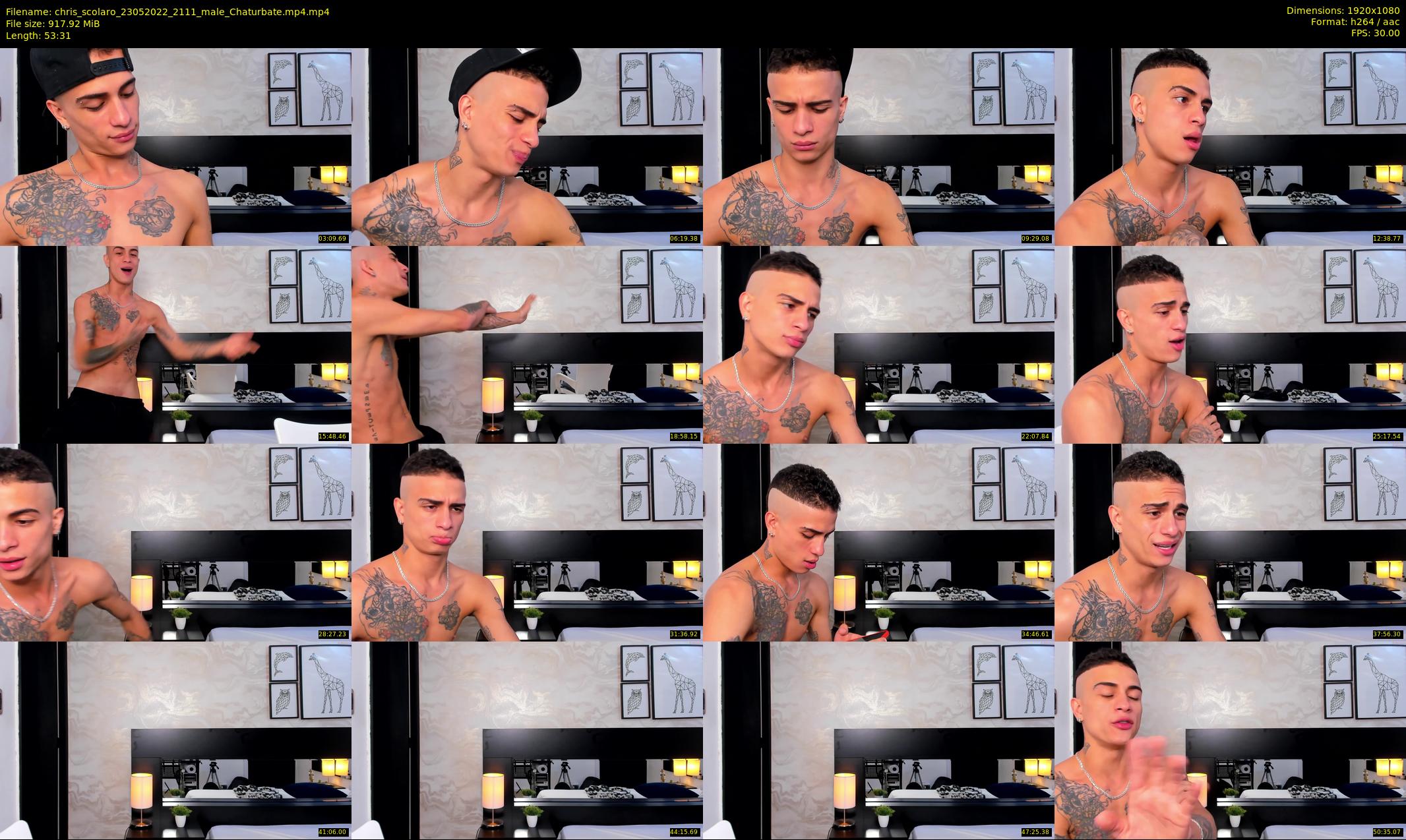 chris_scolaro — 54 minute Chaturbate male cam show recording, 1080p, May 23, 2022