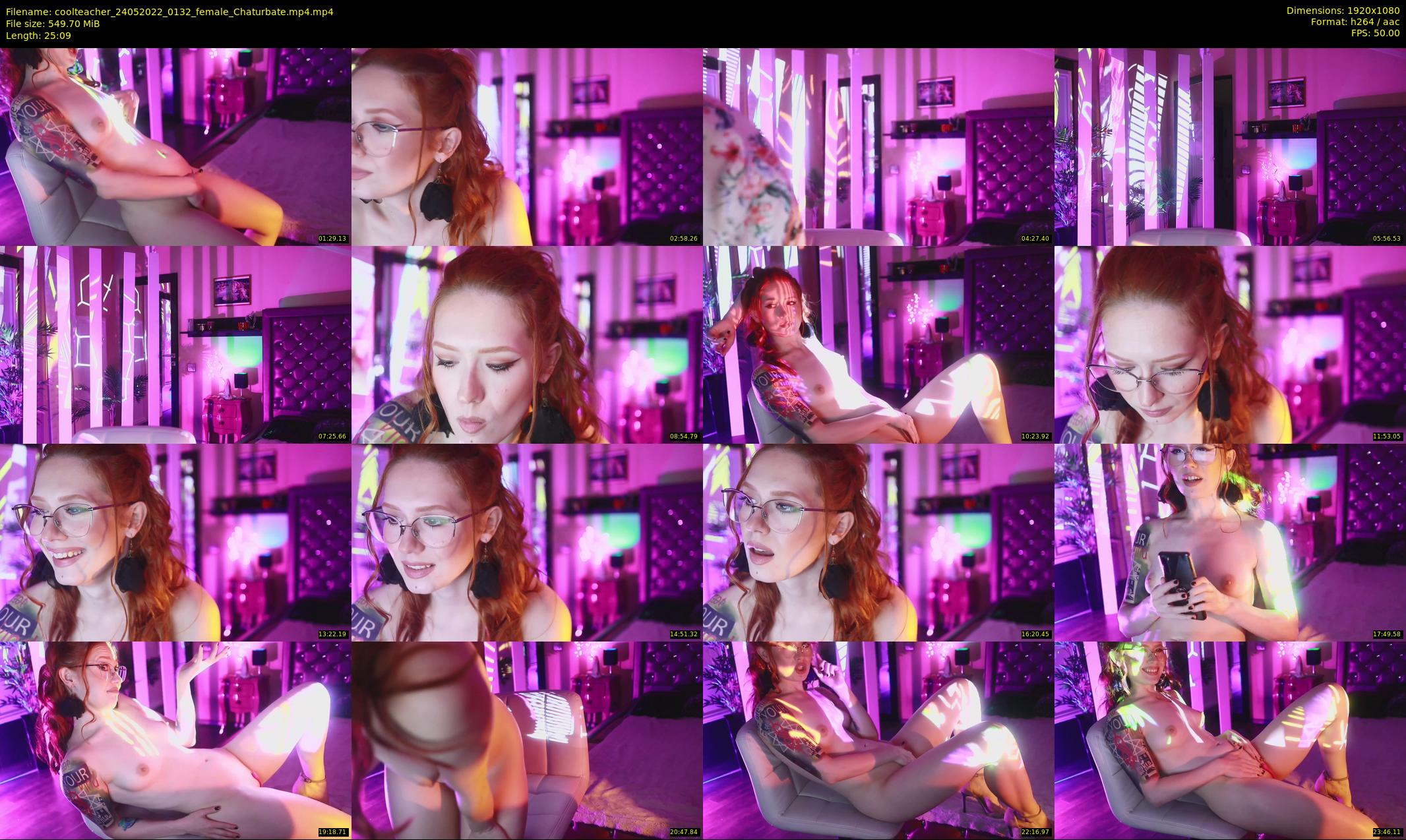 coolteacher — 26 minute Chaturbate female cam show recording, 1080p, May 24, 2022