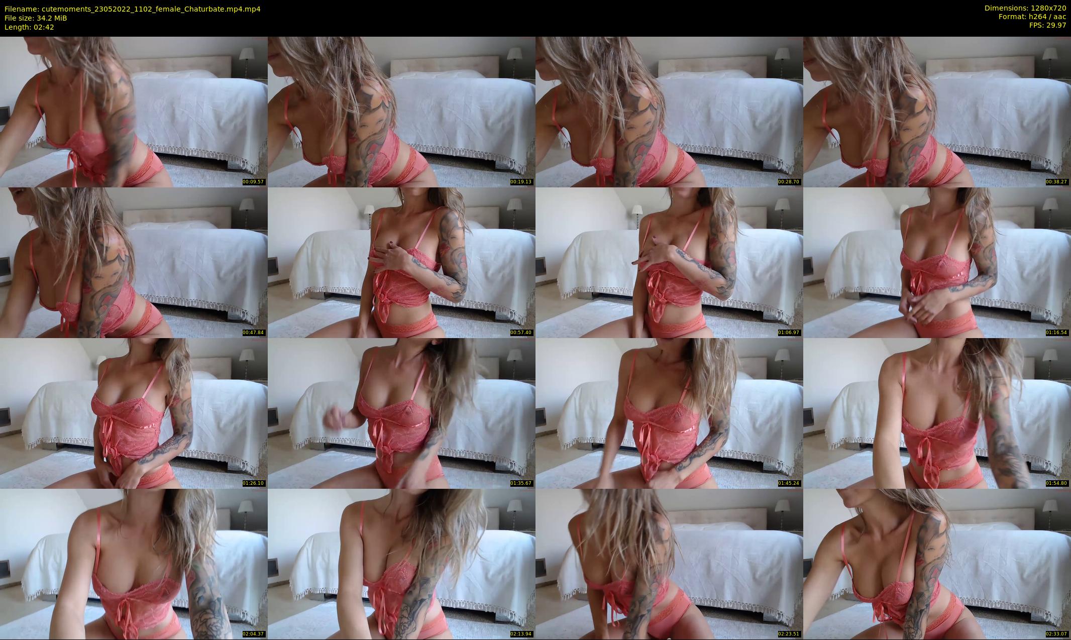 cutemoments — 3 minute Chaturbate female cam show recording, 720p, May 23, 2022