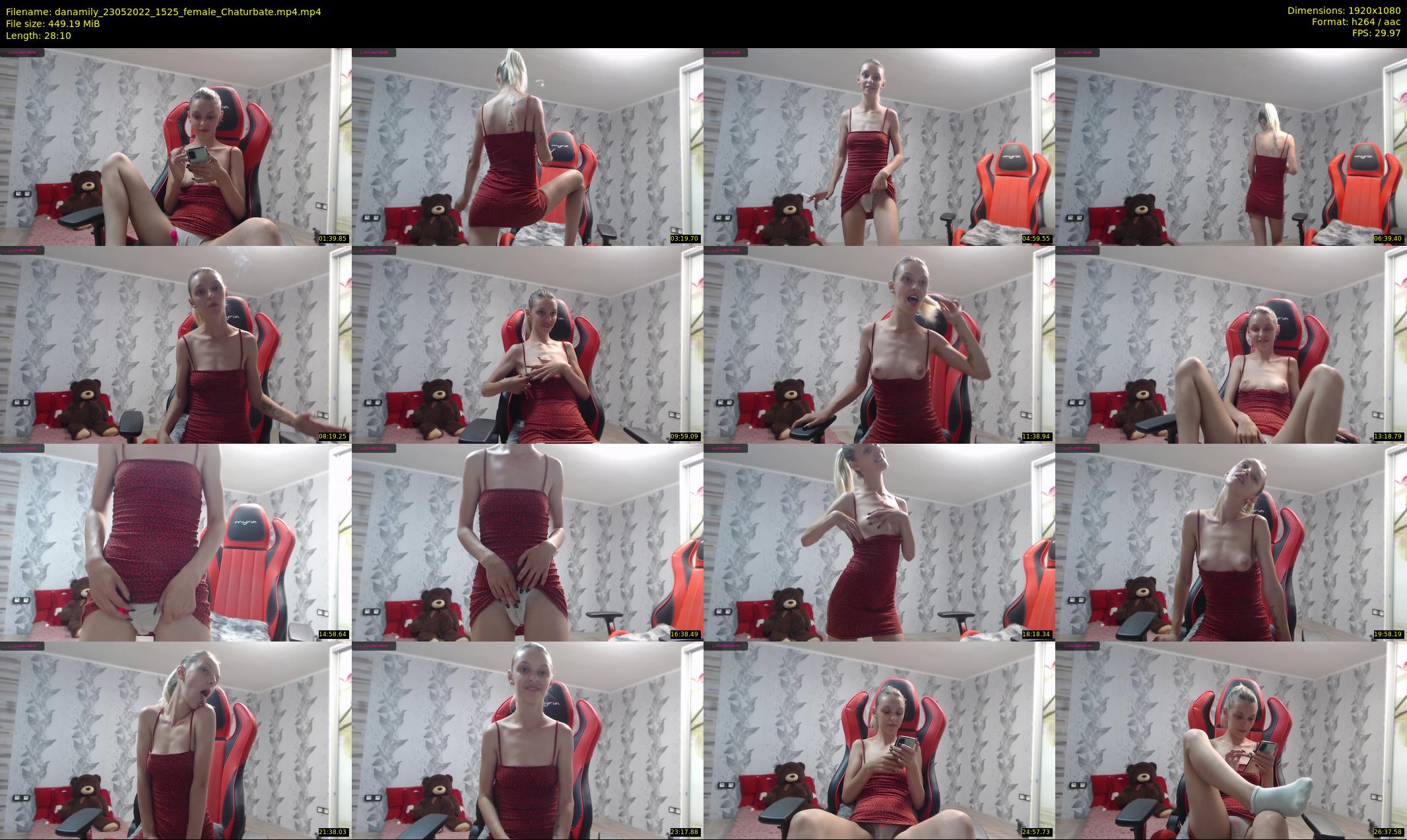 danamily — 29 minute Chaturbate female cam show recording, 1080p, May 23, 2022