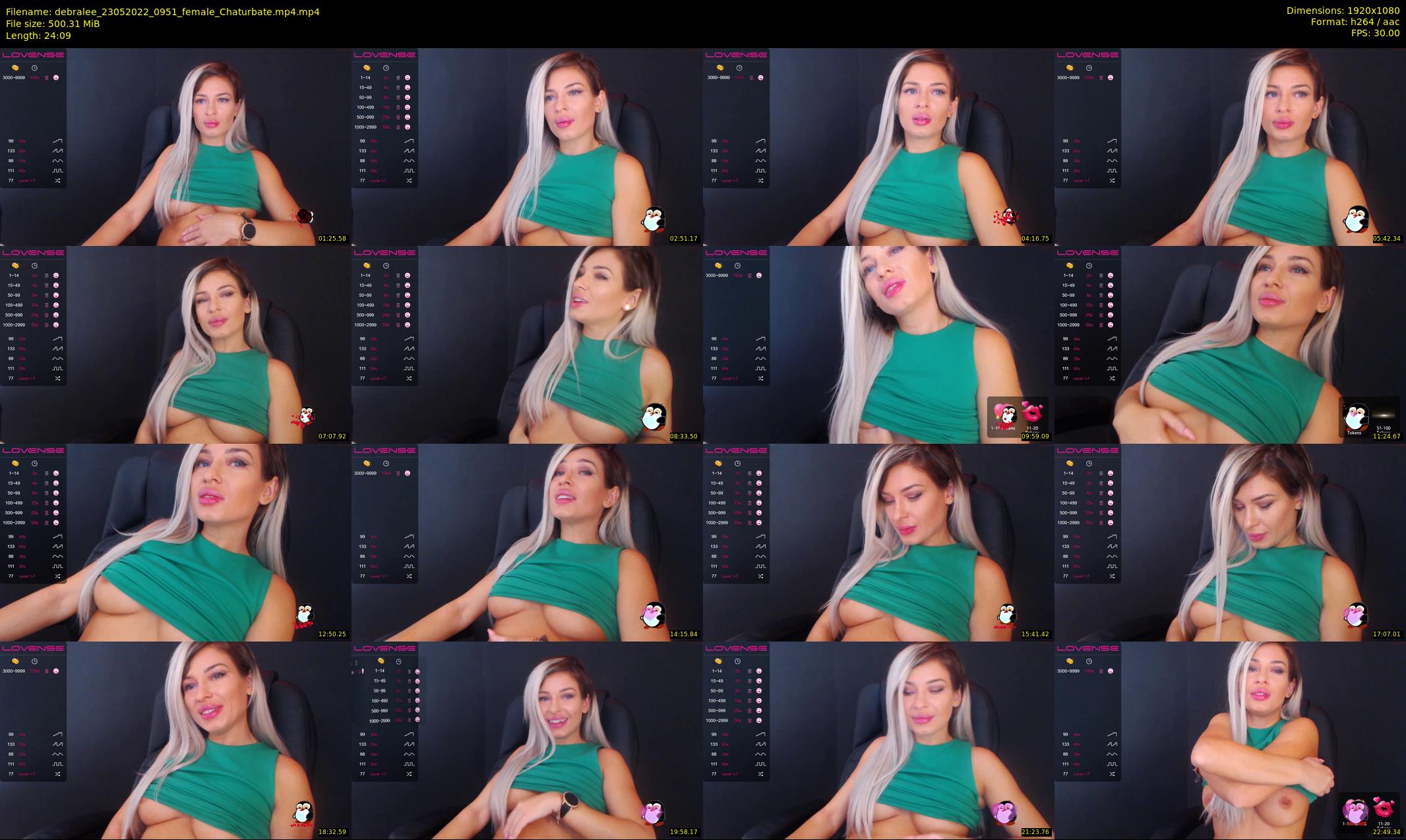 debralee — 25 minute Chaturbate female cam show recording, 1080p, May 23, 2022