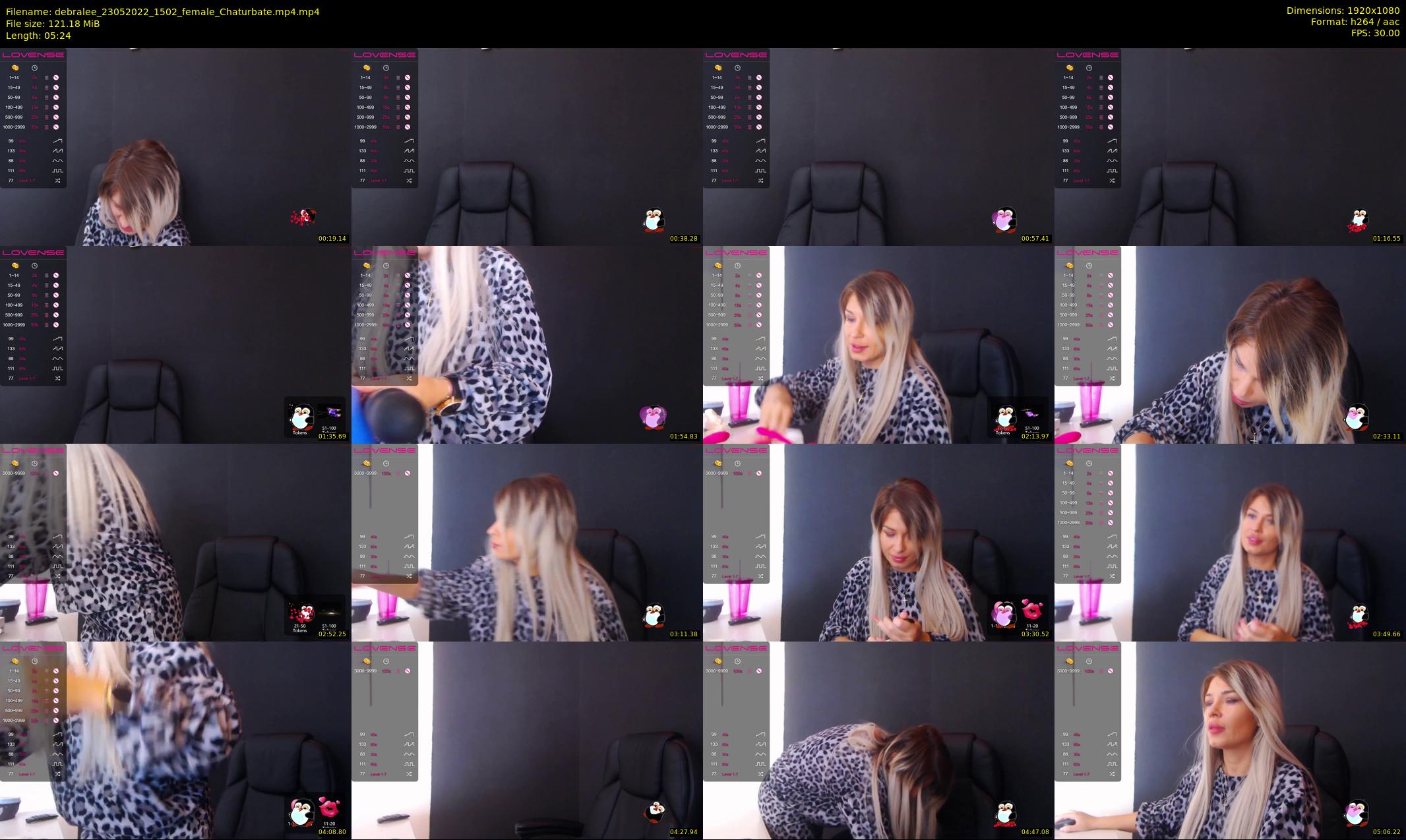 debralee — 6 minute Chaturbate female cam show recording, 1080p, May 23, 2022
