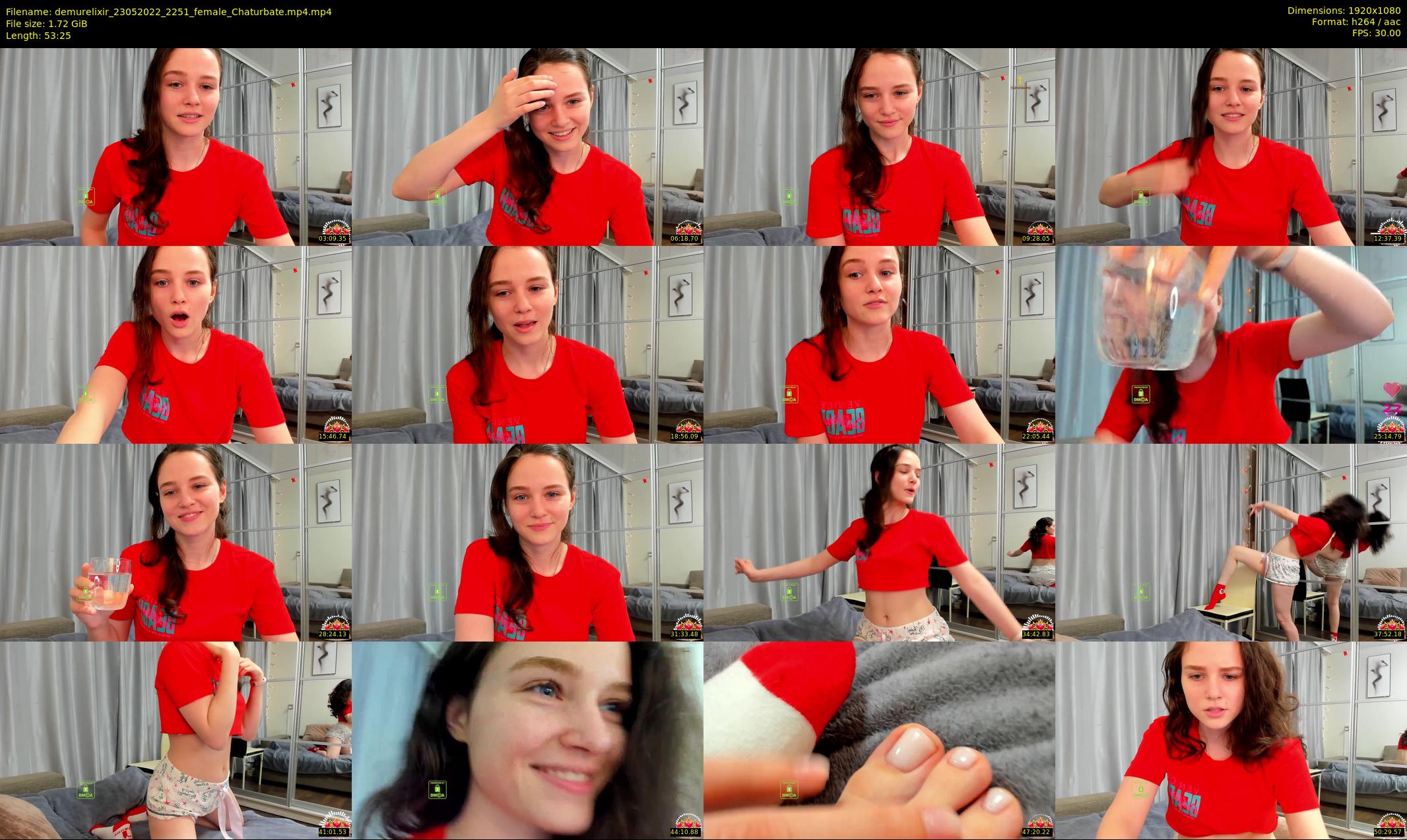 demurelixir — 54 minute Chaturbate female cam show recording, 1080p, May 23, 2022