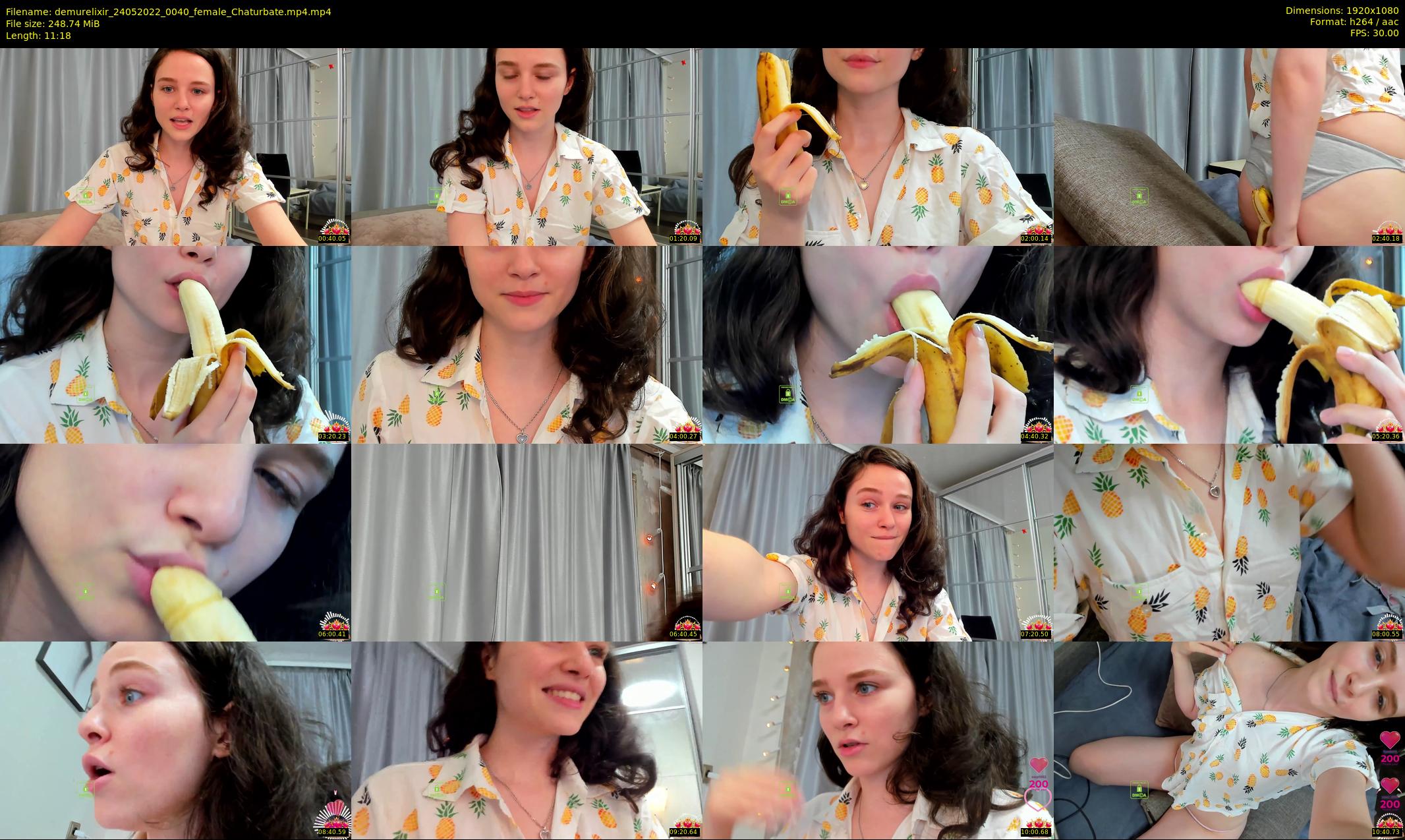 demurelixir — 12 minute Chaturbate female cam show recording, 1080p, May 24, 2022