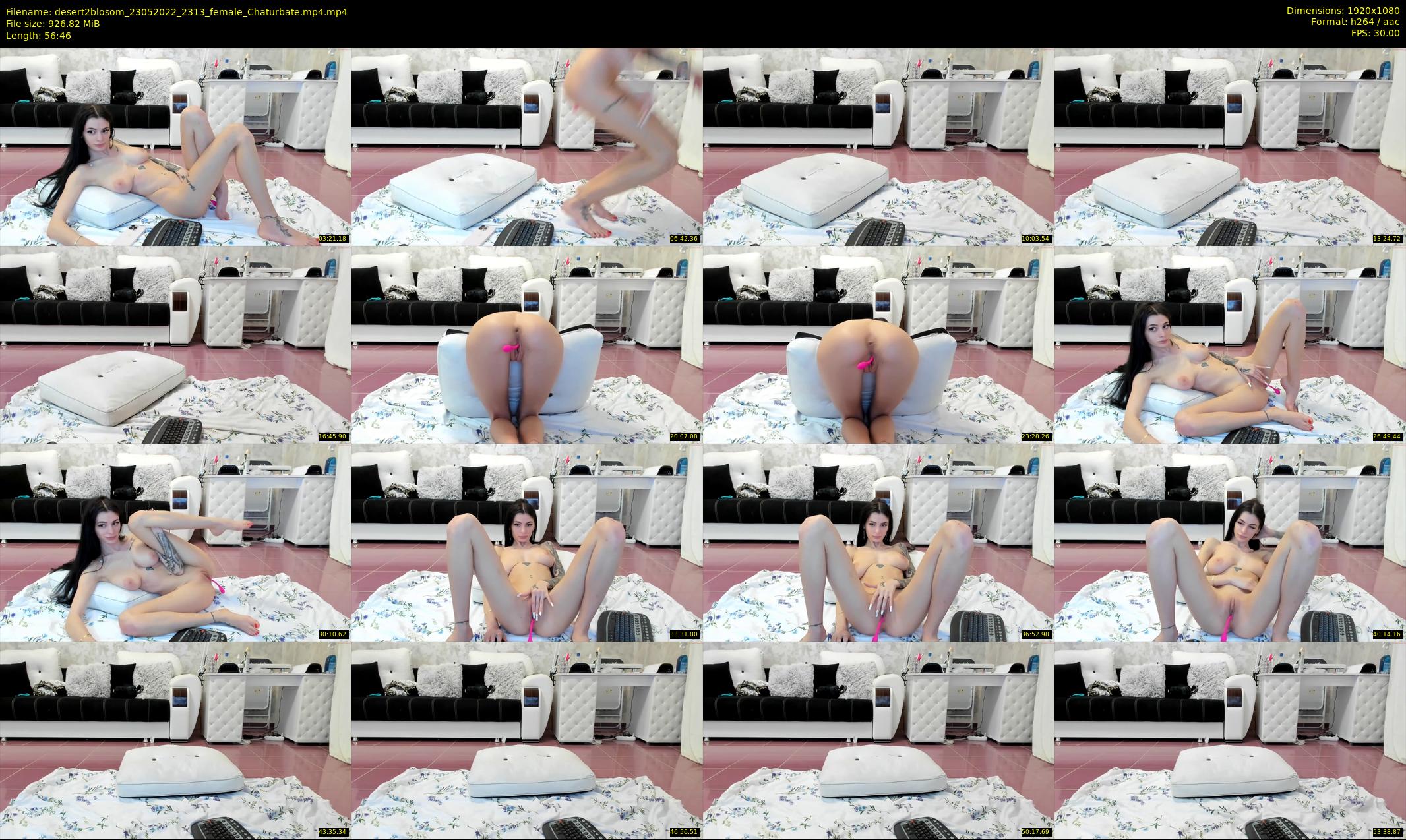 desert2blosom — 57 minute Chaturbate female cam show recording, 1080p, May 23, 2022