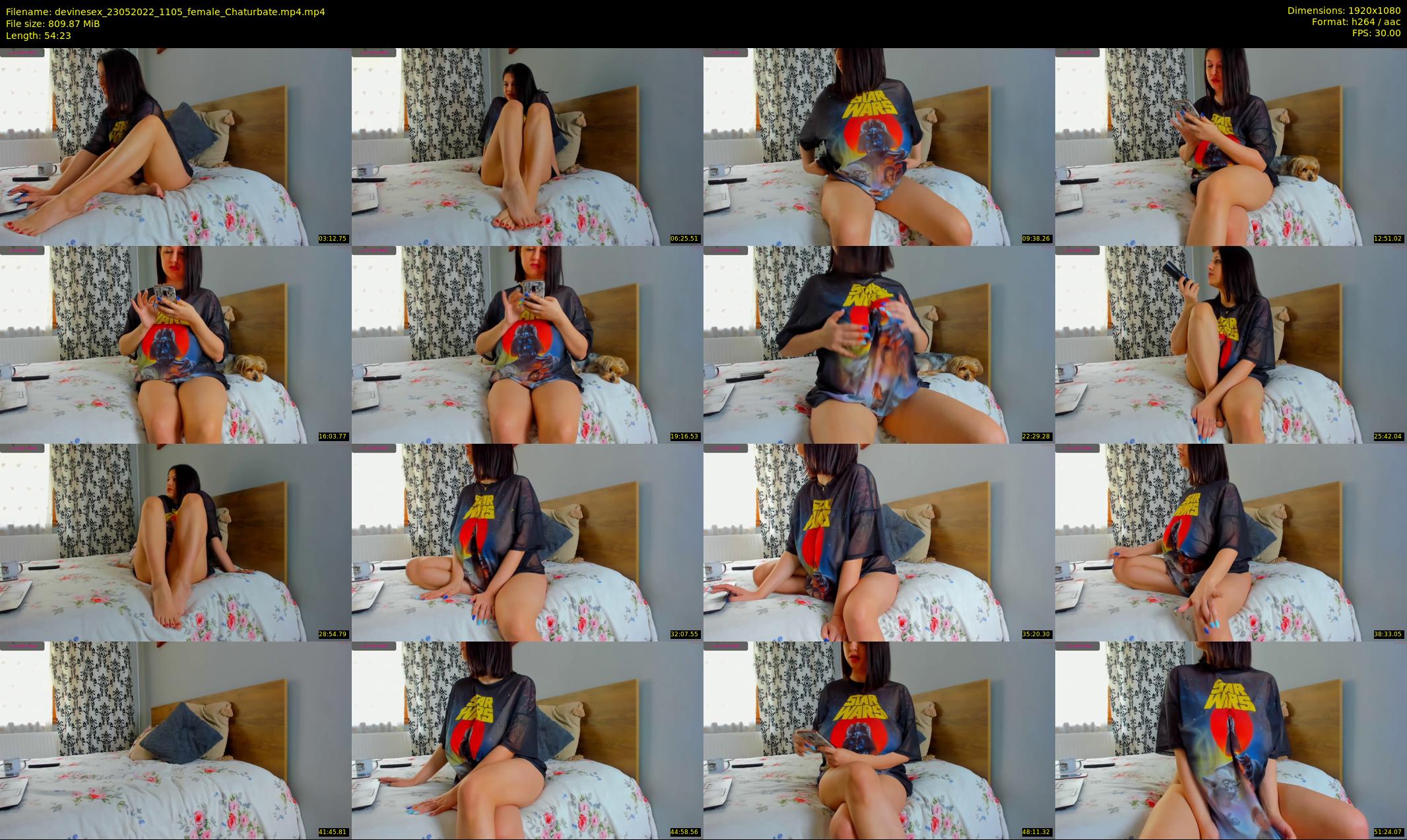 devinesex — 55 minute Chaturbate female cam show recording, 1080p, May 23, 2022