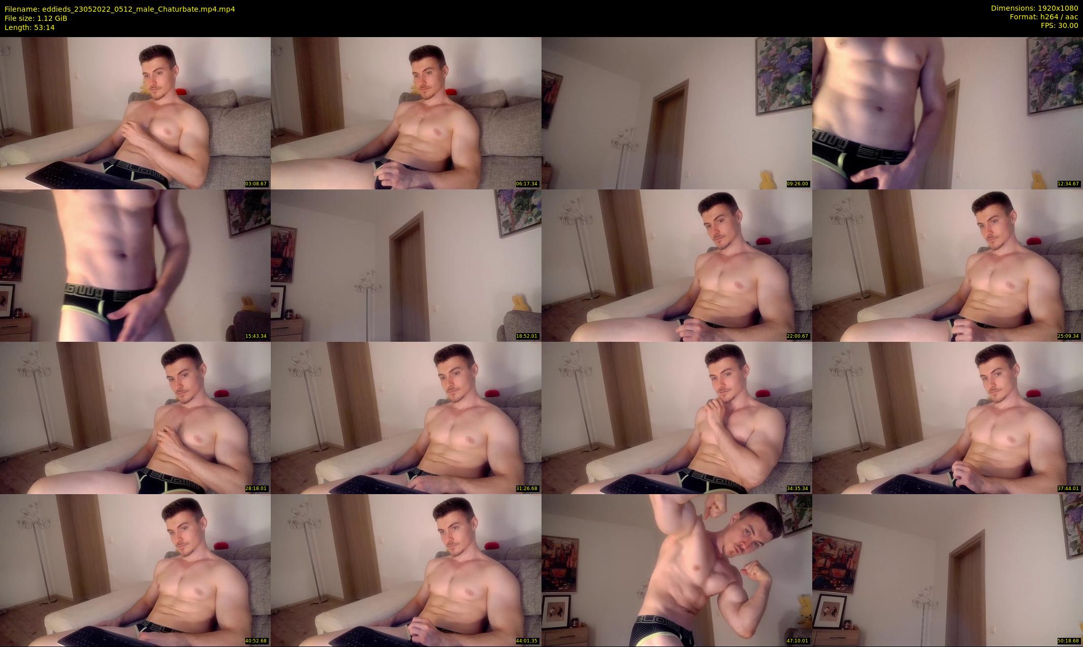 eddieds — 54 minute Chaturbate male cam show recording, 1080p, May 23, 2022