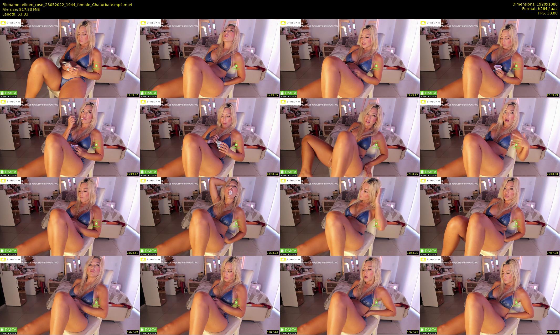 eileen_rose — 54 minute Chaturbate female cam show recording, 1080p, May 23, 2022
