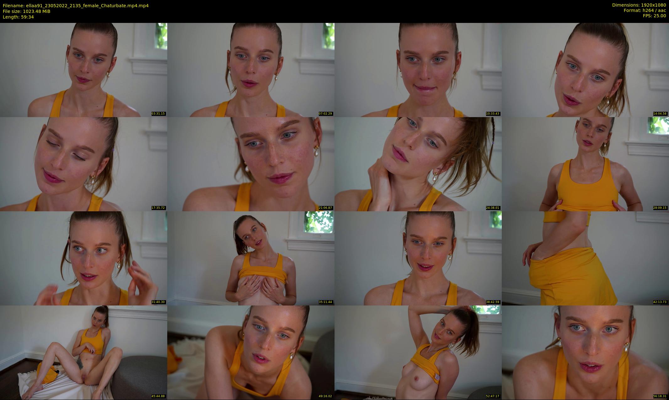 ellaa91 — 60 minute Chaturbate female cam show recording, 1080p, May 23, 2022
