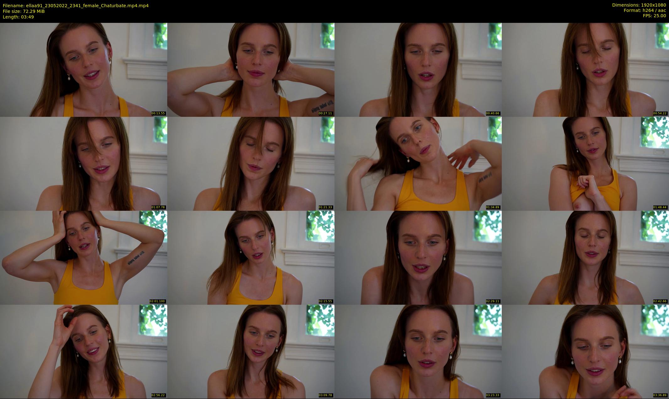 ellaa91 — 4 minute Chaturbate female cam show recording, 1080p, May 23, 2022