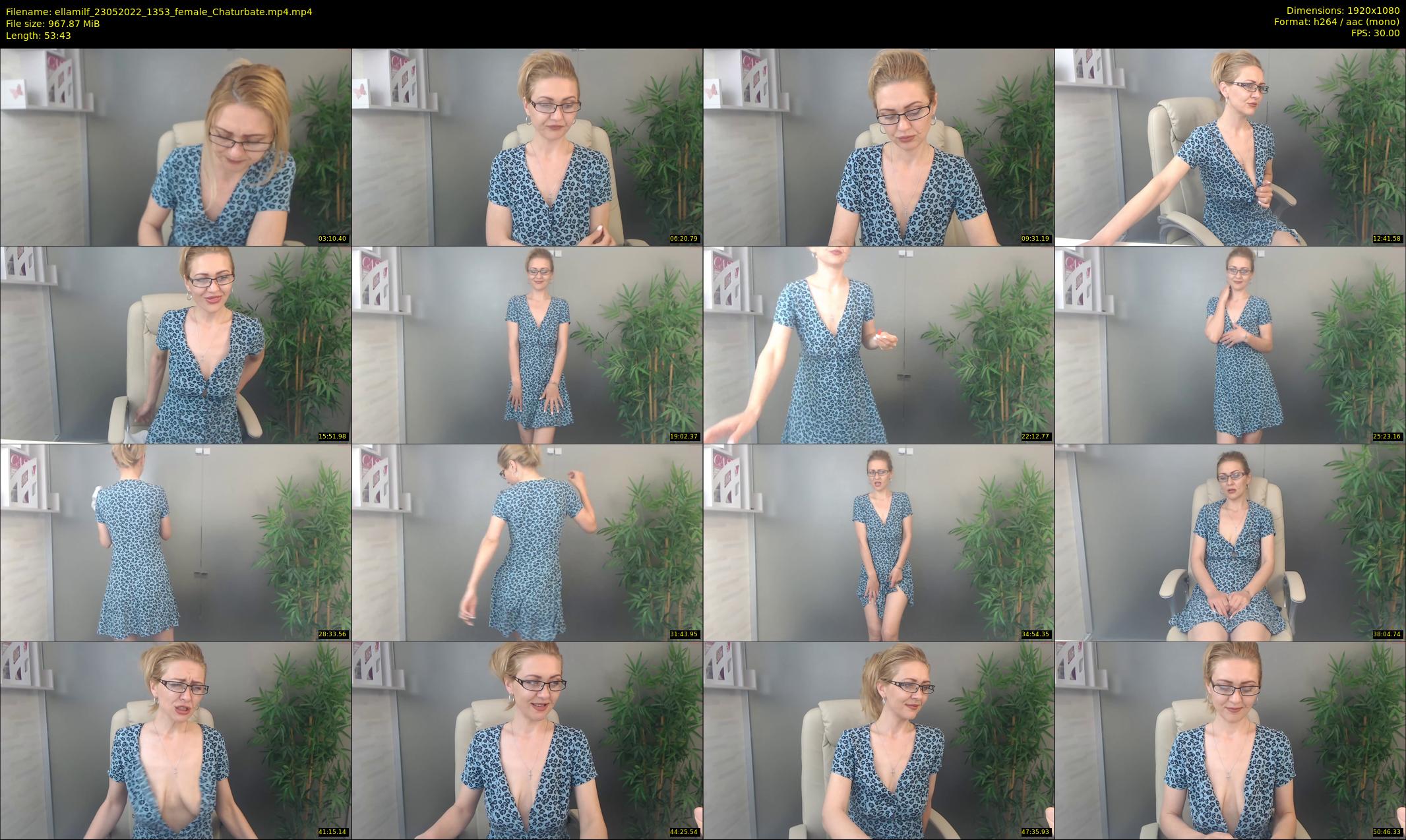 ellamilf — 54 minute Chaturbate female cam show recording, 1080p, May 23, 2022