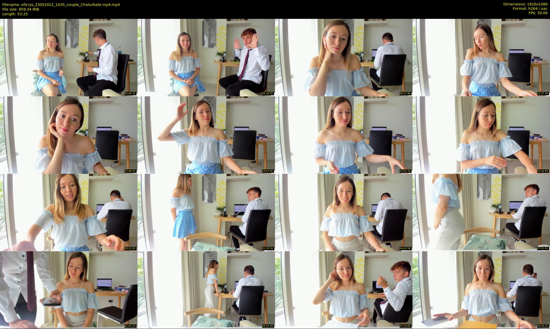 ellcrys — 54 minute Chaturbate couple cam show recording, 1080p, May 23, 2022
