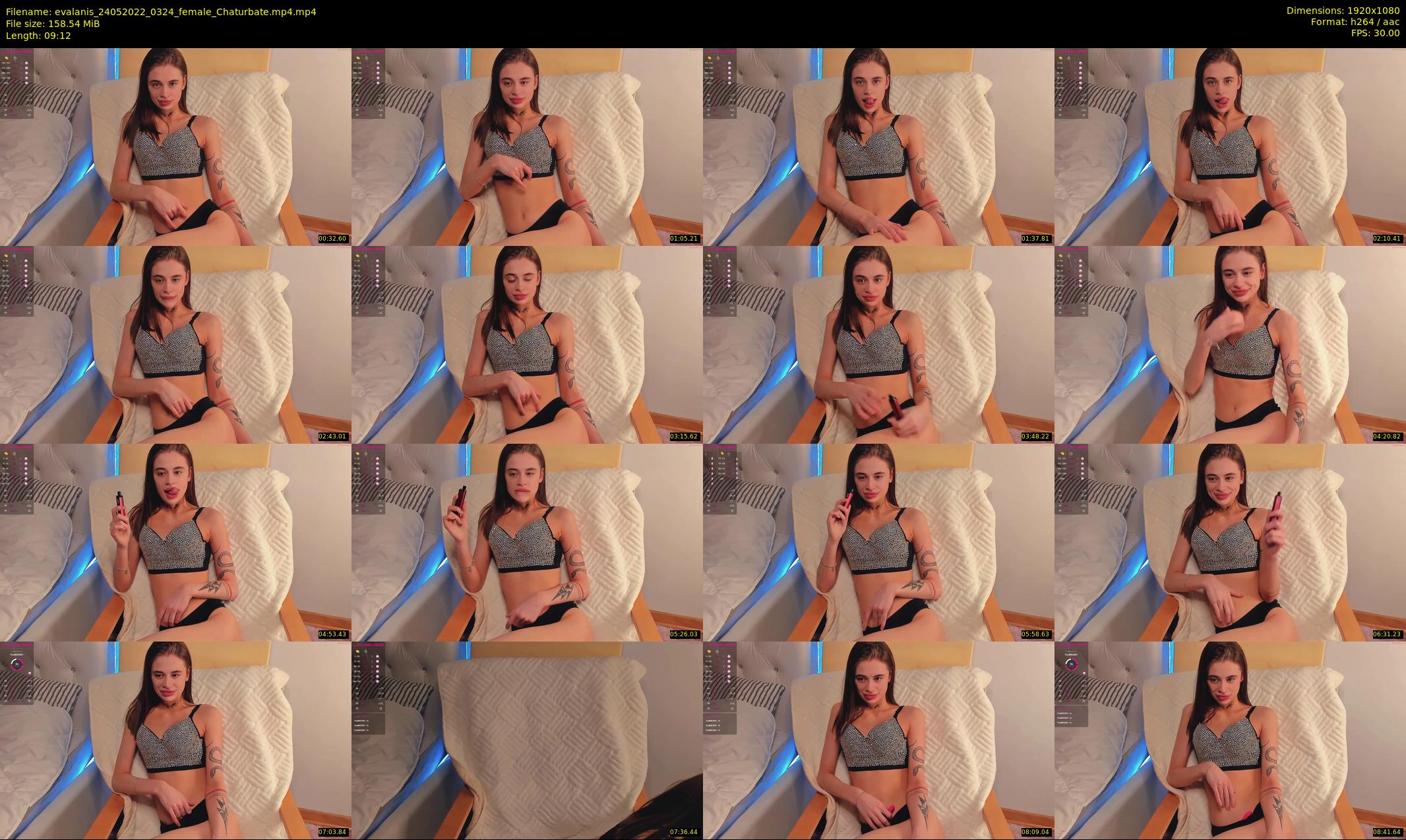 evalanis — 10 minute Chaturbate couple cam show recording, 1080p, May 24, 2022