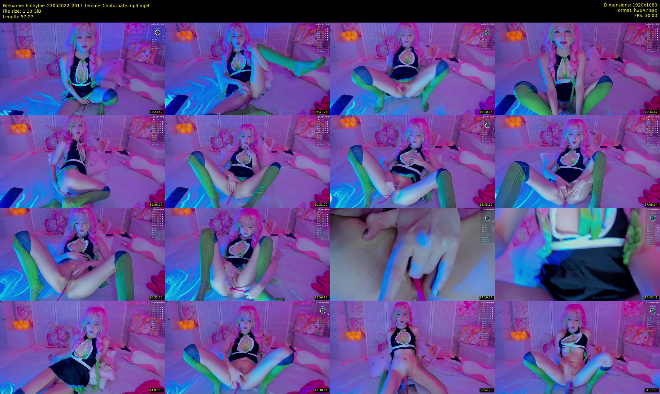 finleyfae — 58 minute Chaturbate female cam show recording, 1080p, May 23, 2022