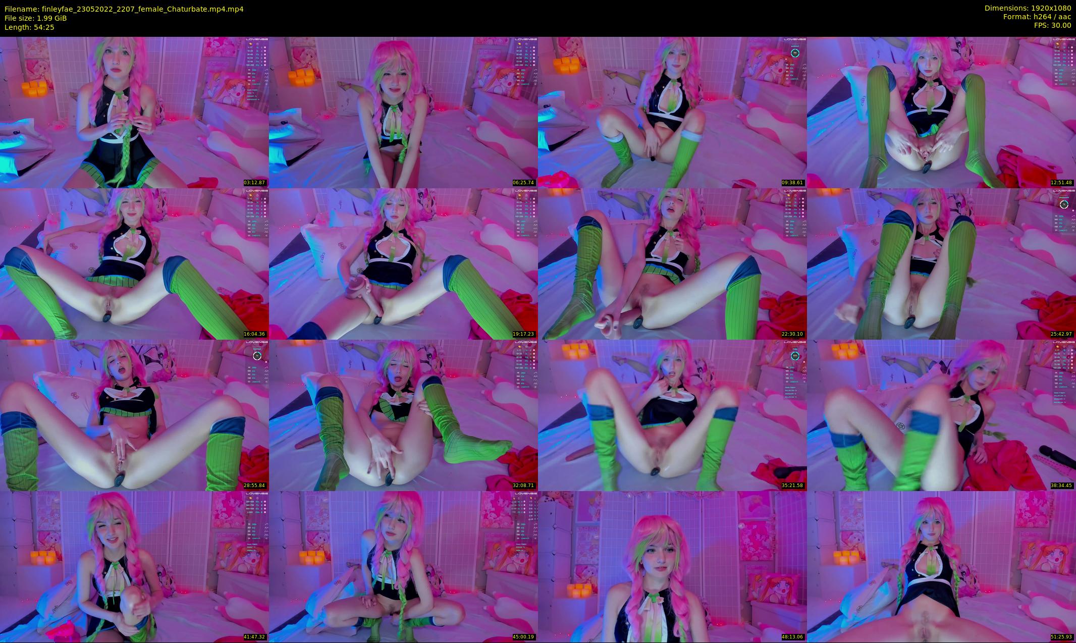 finleyfae — 55 minute Chaturbate female cam show recording, 1080p, May 23, 2022