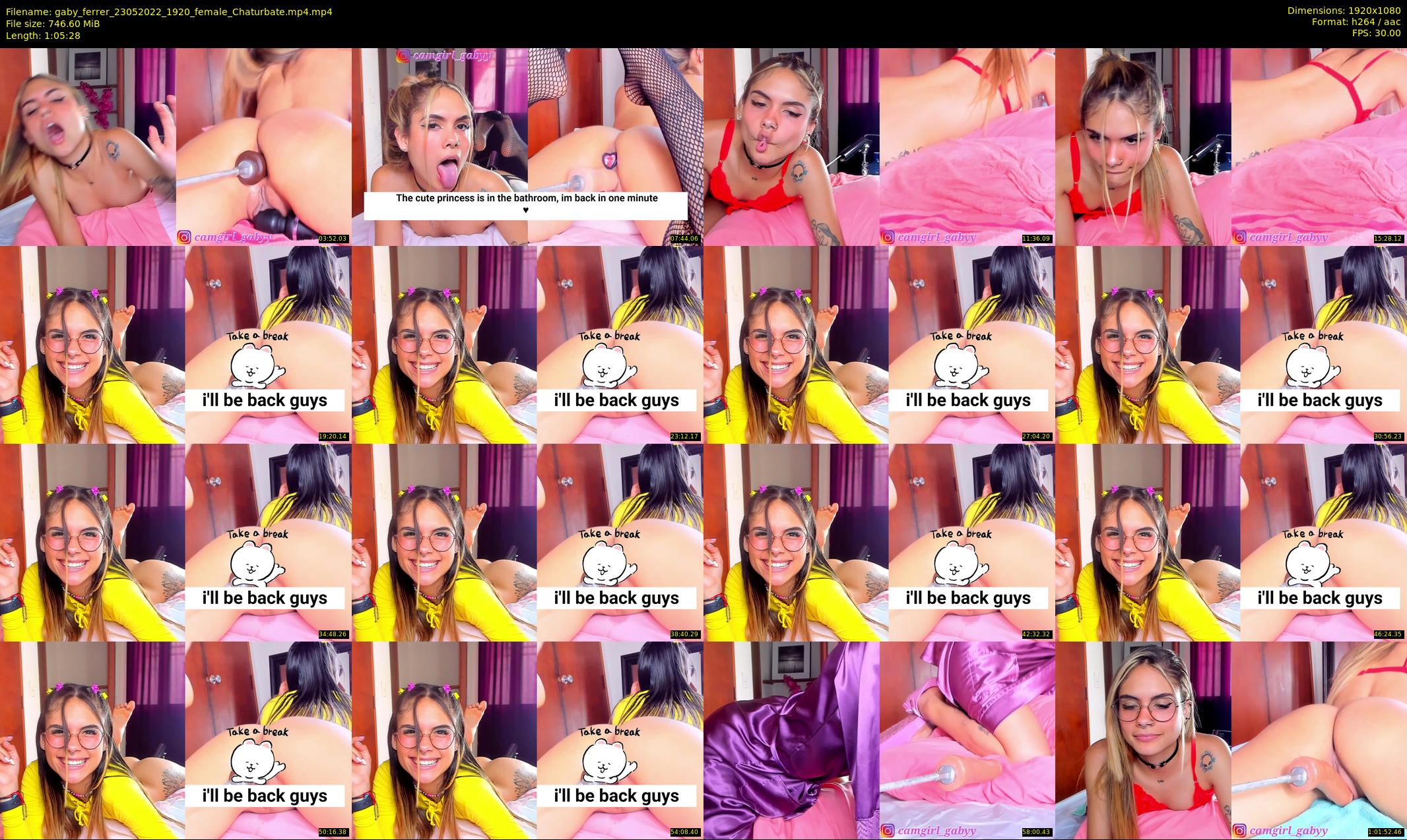 gaby_ferrer — 66 minute Chaturbate female cam show recording, 1080p, May 23, 2022