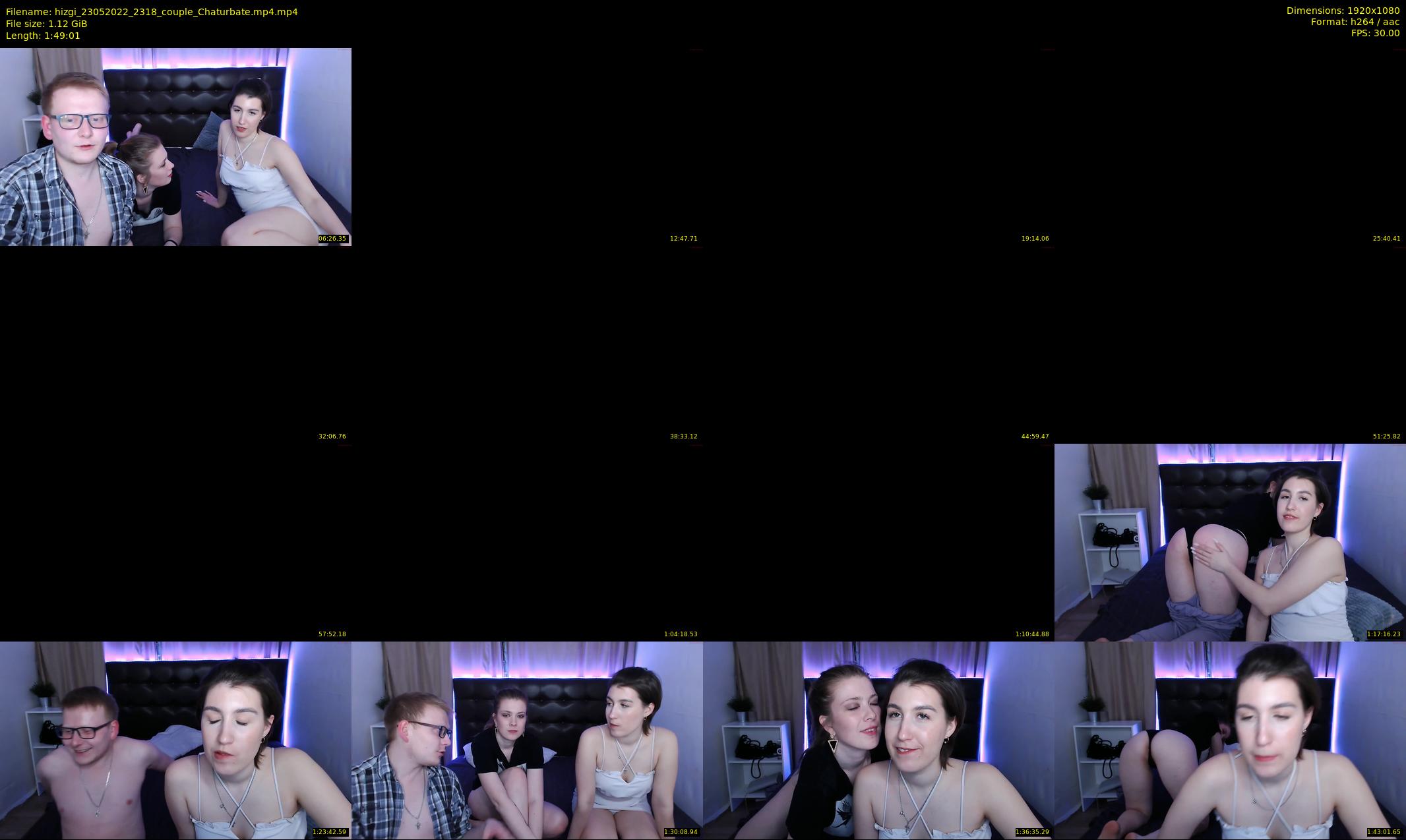 hizgi — 110 minute Chaturbate couple cam show recording, 1080p, May 23, 2022