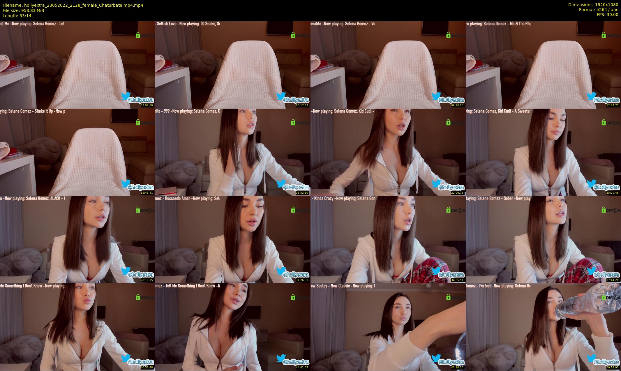 hollyextra — 54 minute Chaturbate female cam show recording, 1080p, May 23, 2022