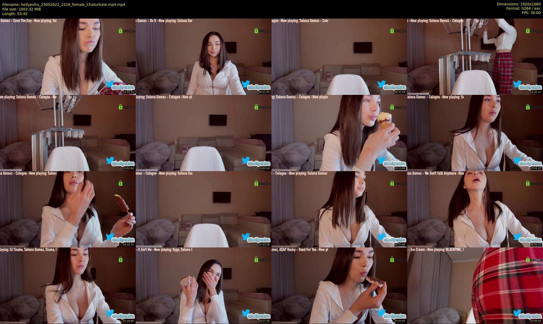 hollyextra — 54 minute Chaturbate female cam show recording, 1080p, May 23, 2022