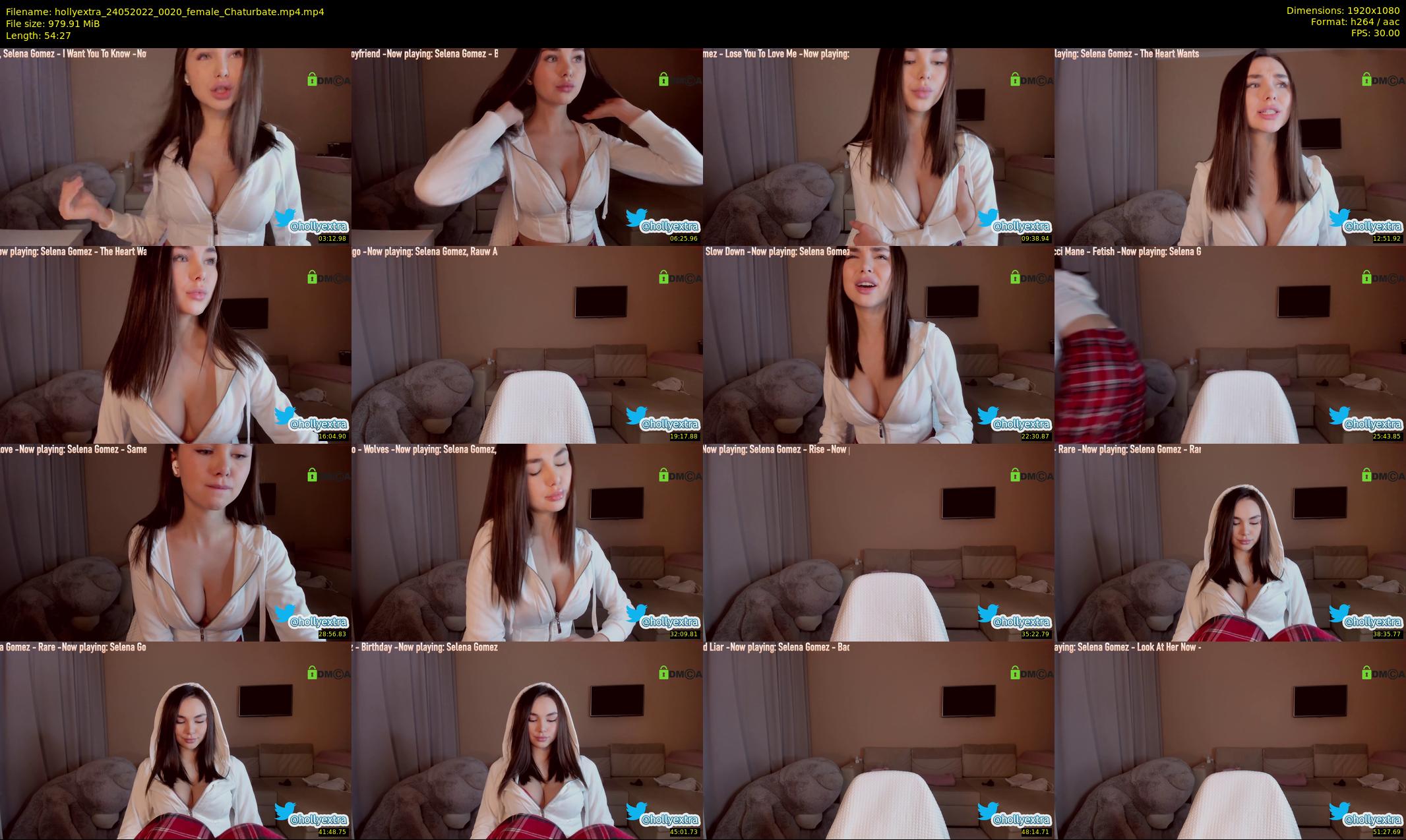 hollyextra — 55 minute Chaturbate female cam show recording, 1080p, May 24, 2022