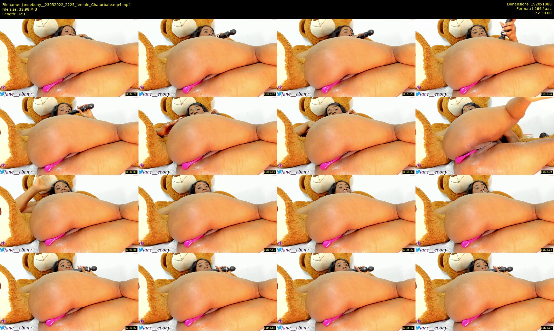 janeebony_ — 3 minute Chaturbate female cam show recording, 1080p, May 23, 2022
