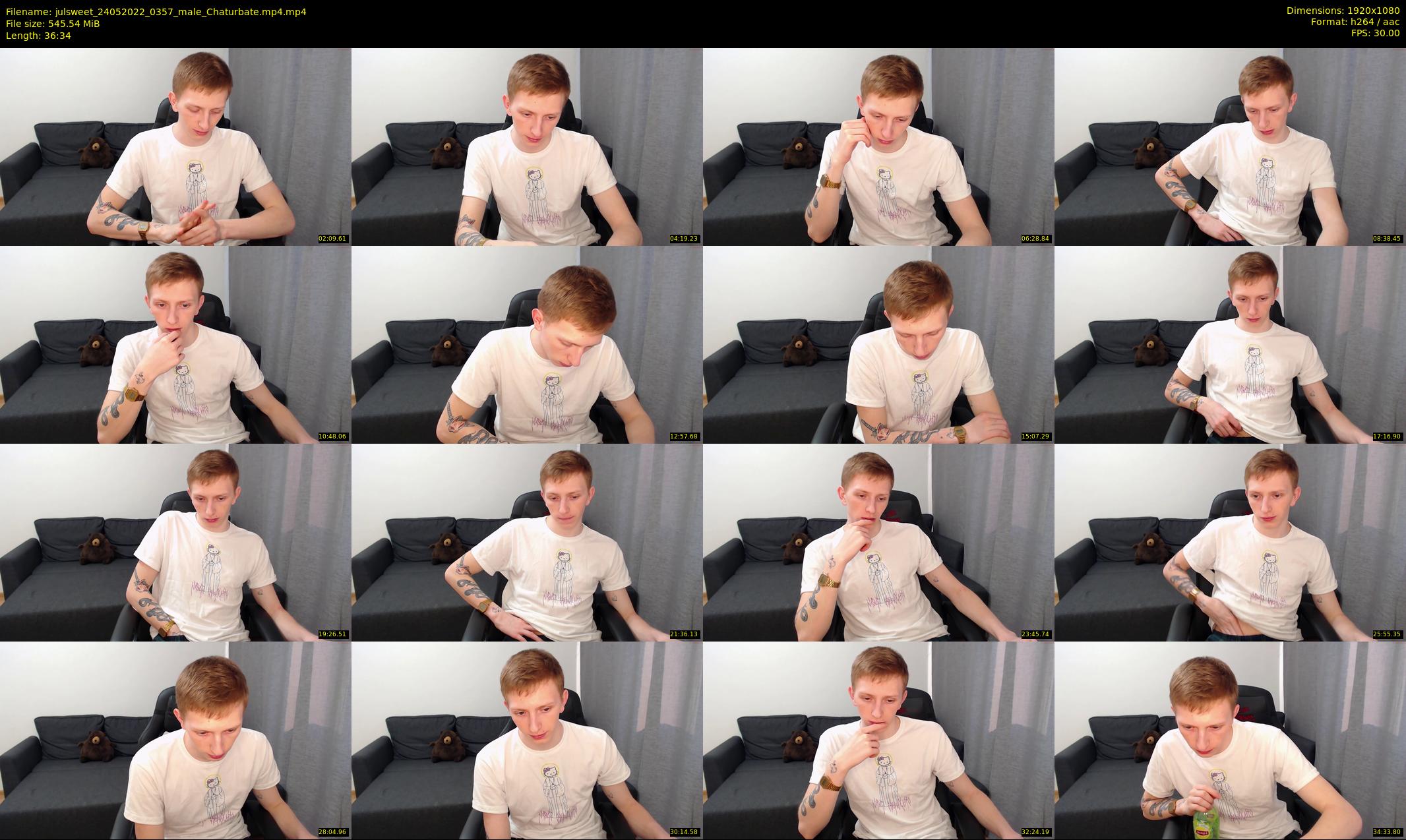 julsweet — 37 minute Chaturbate male cam show recording, 1080p, May 24, 2022