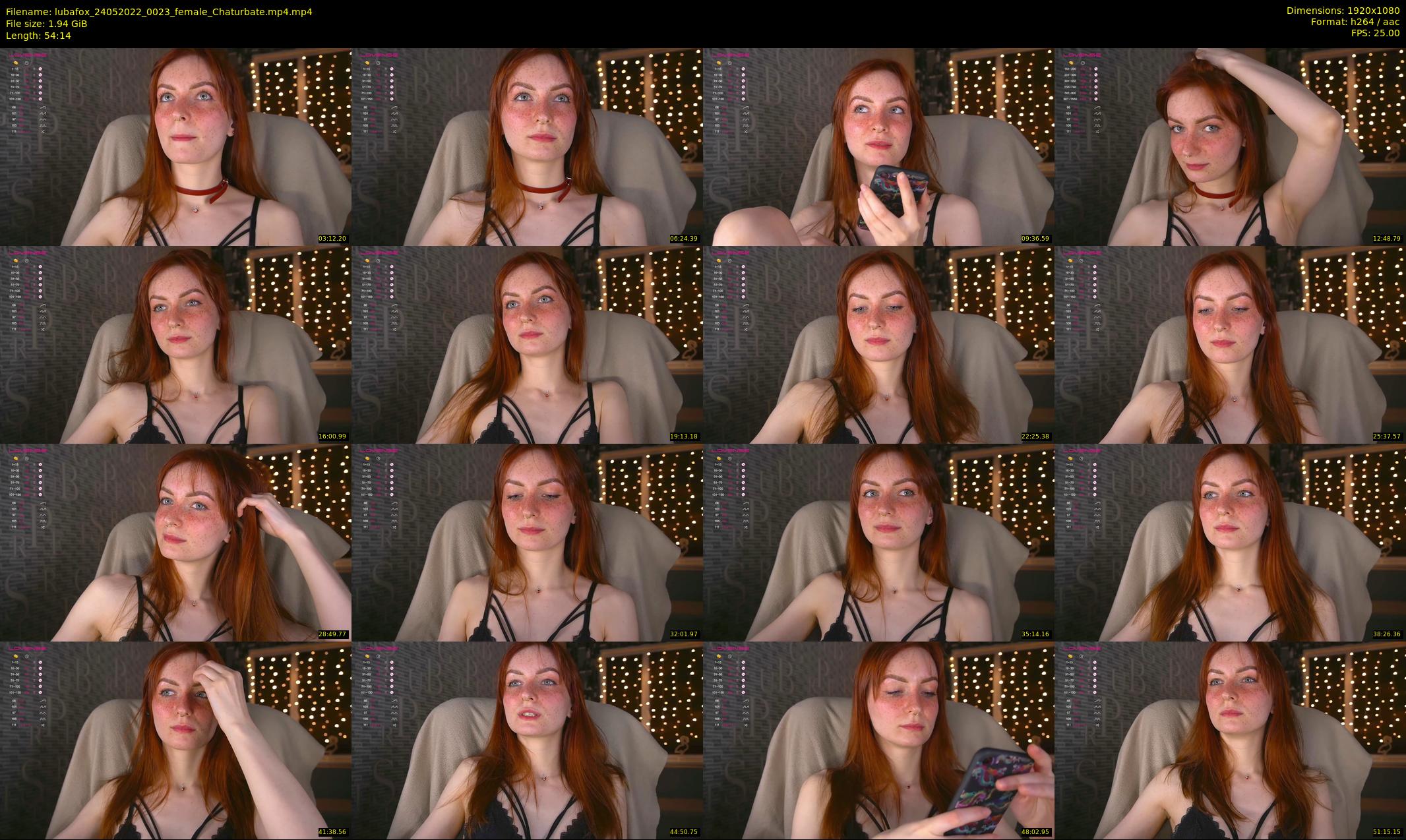 lubafox — 55 minute Chaturbate female cam show recording, 1080p, May 24, 2022