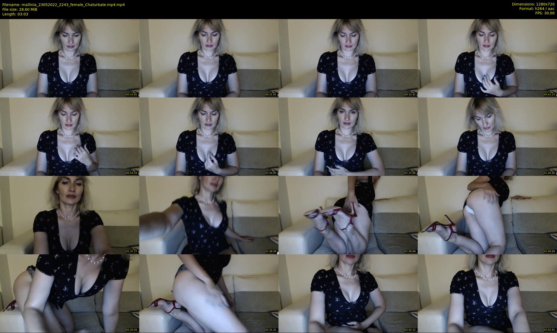 mallinia — 4 minute Chaturbate female cam show recording, 720p, May 23, 2022