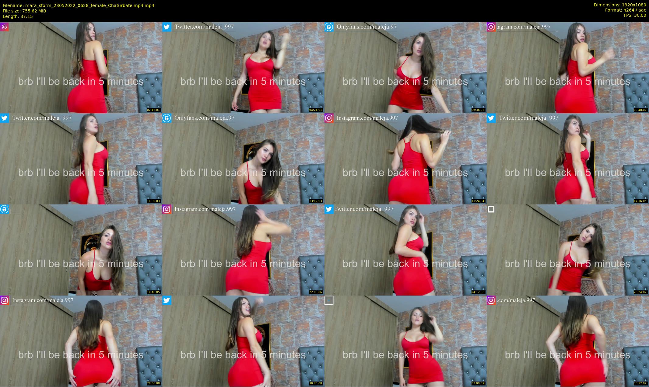 mara_storm — 38 minute Chaturbate female cam show recording, 1080p, May 23, 2022