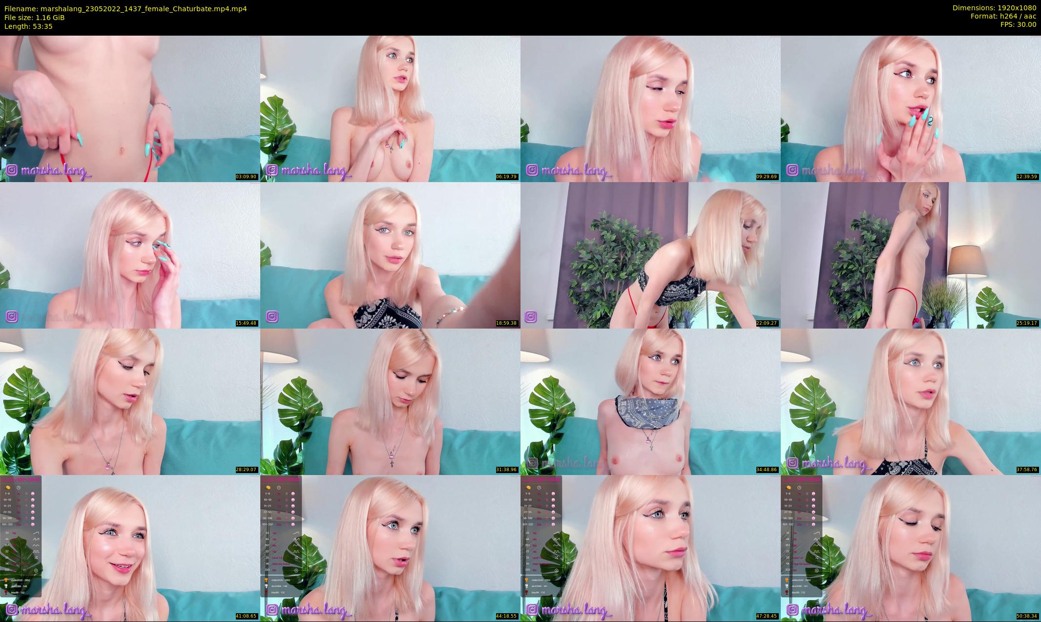 marshalang — 54 minute Chaturbate couple cam show recording, 1080p, May 23, 2022