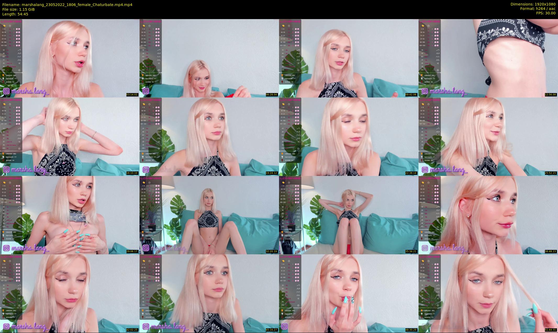 marshalang — 55 minute Chaturbate couple cam show recording, 1080p, May 23, 2022