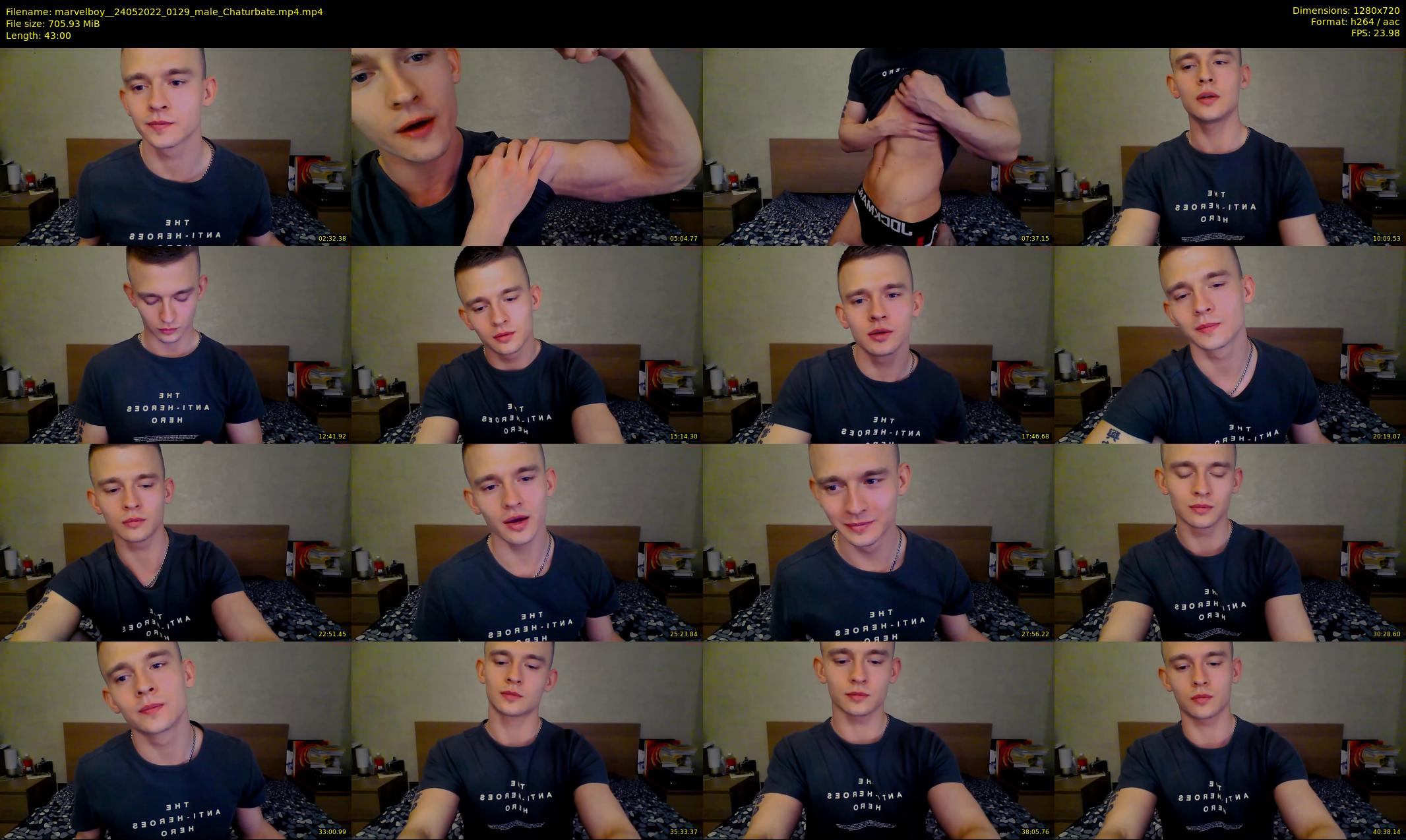 marvelboy_ — 43 minute Chaturbate male cam show recording, 720p, May 24, 2022