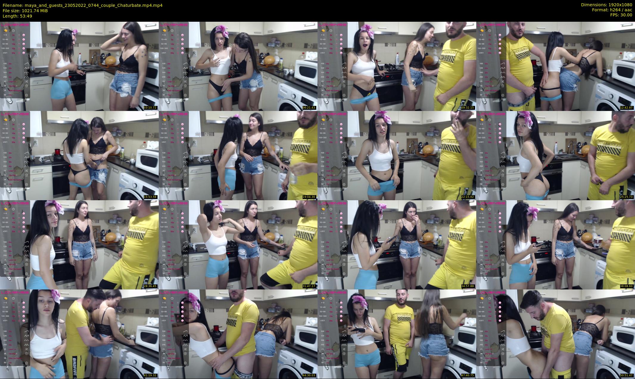 maya_and_guests — 54 minute Chaturbate couple cam show recording, 1080p, May 23, 2022