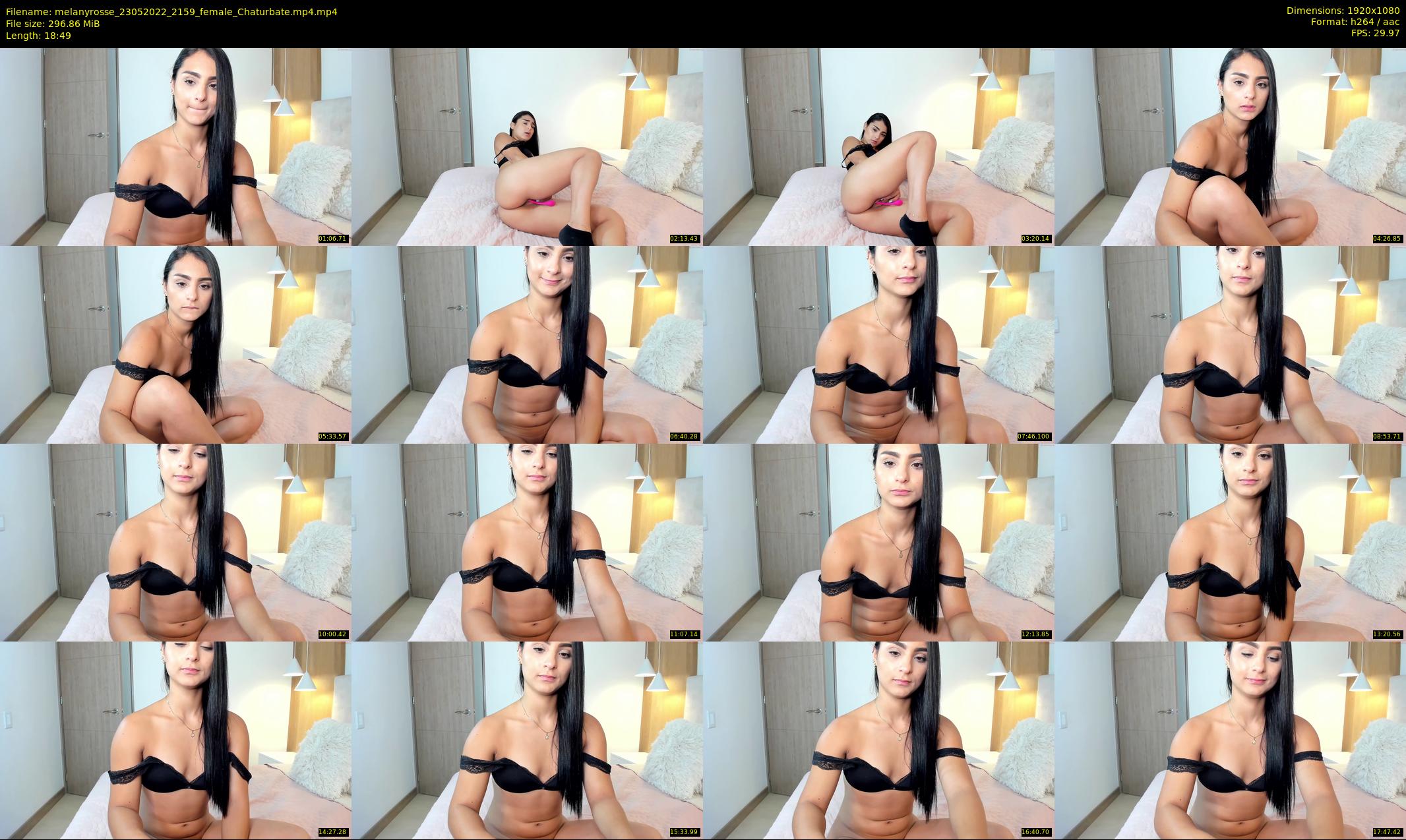 melanyrosse — 19 minute Chaturbate female cam show recording, 1080p, May 23, 2022