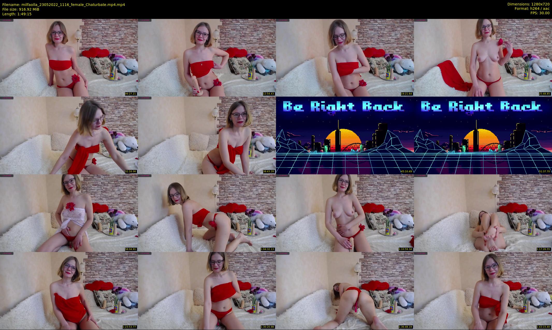 milfaolla — 110 minute Chaturbate female cam show recording, 720p, May 23, 2022