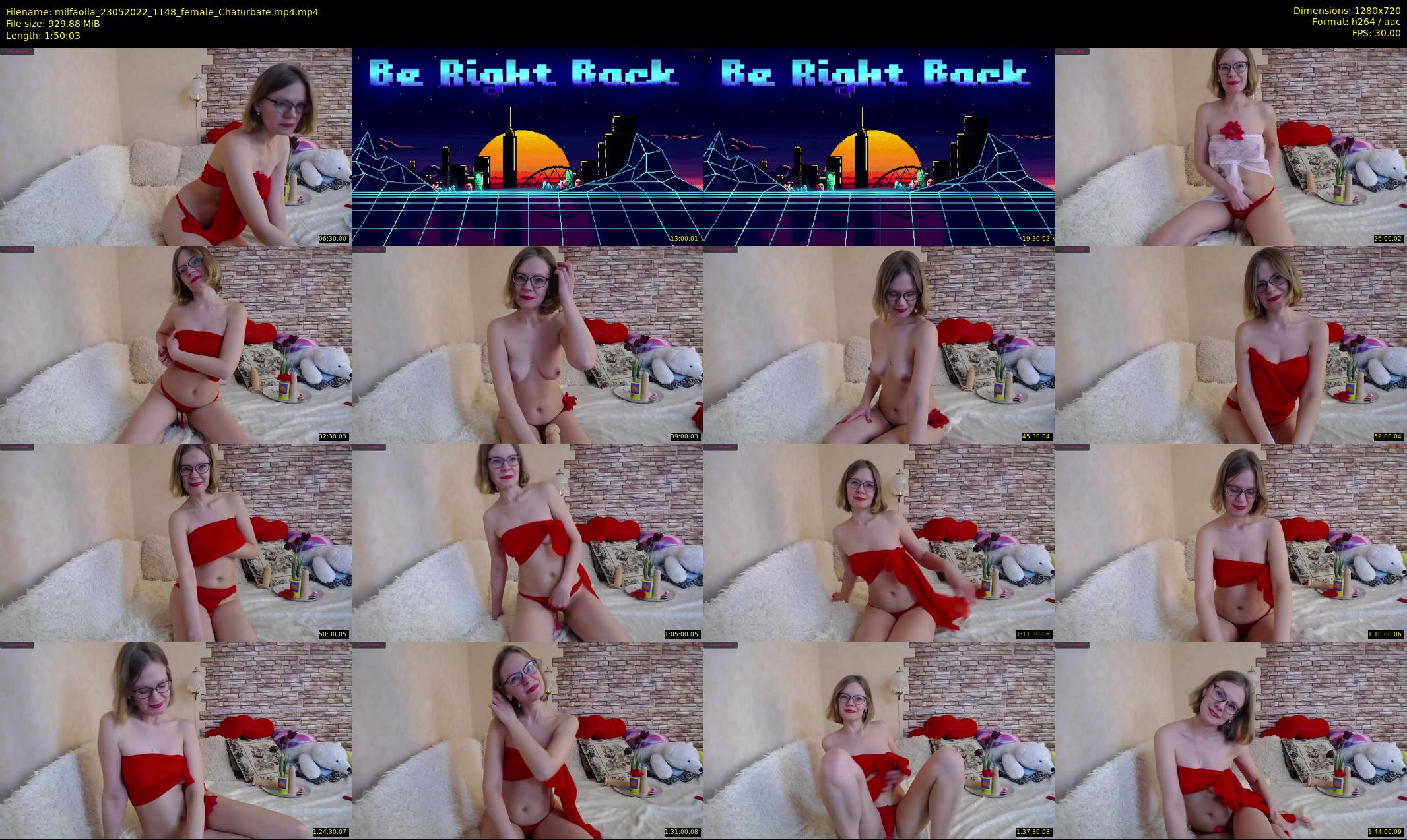 milfaolla — 111 minute Chaturbate female cam show recording, 720p, May 23, 2022