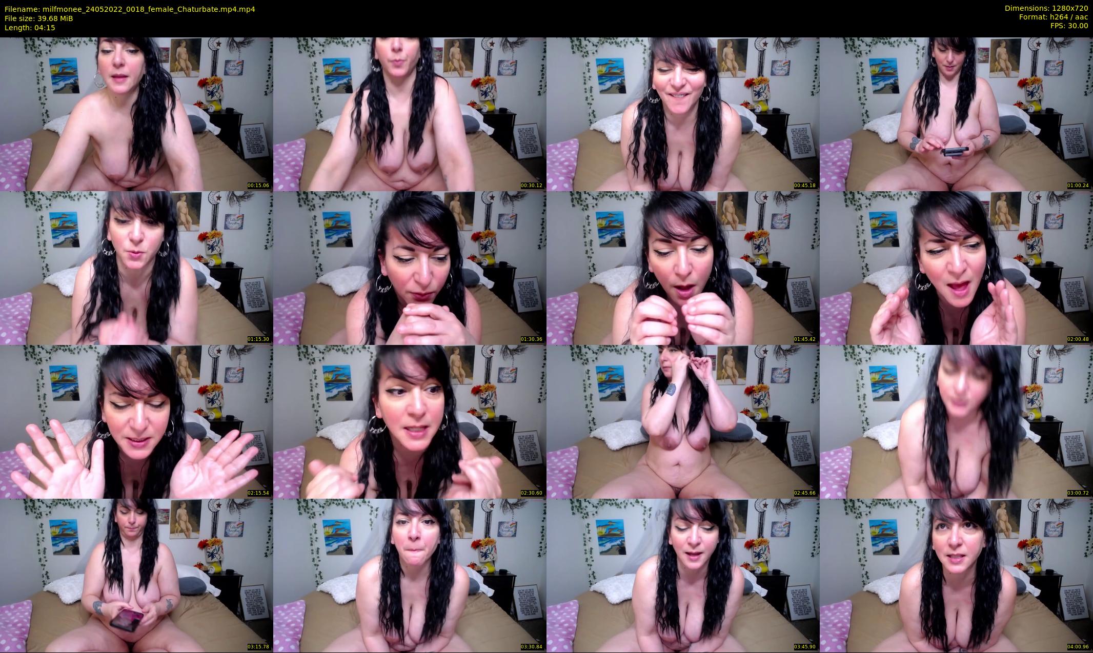 milfmonee — 5 minute Chaturbate female cam show recording, 720p, May 24, 2022