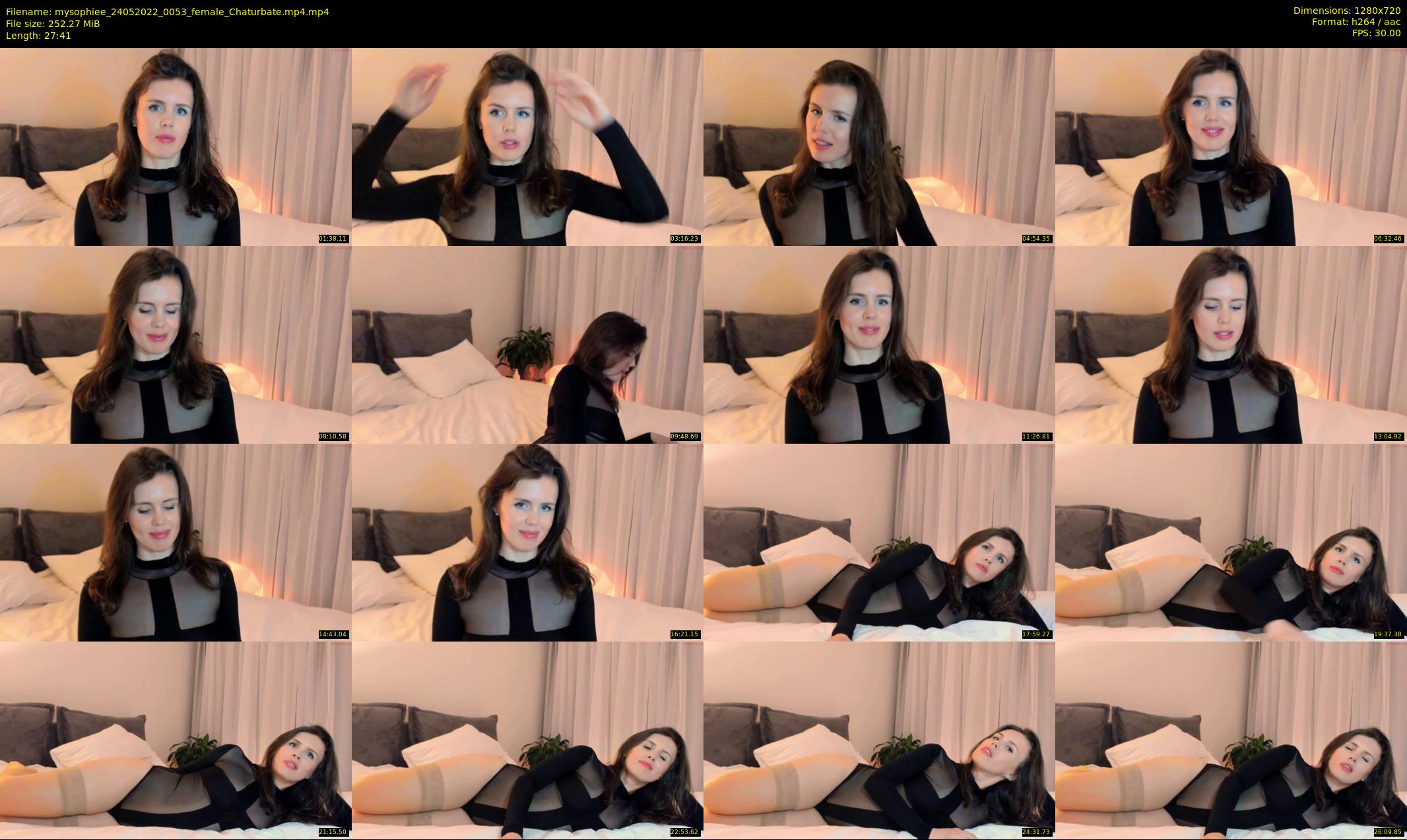 mysophiee — 28 minute Chaturbate female cam show recording, 720p, May 24, 2022