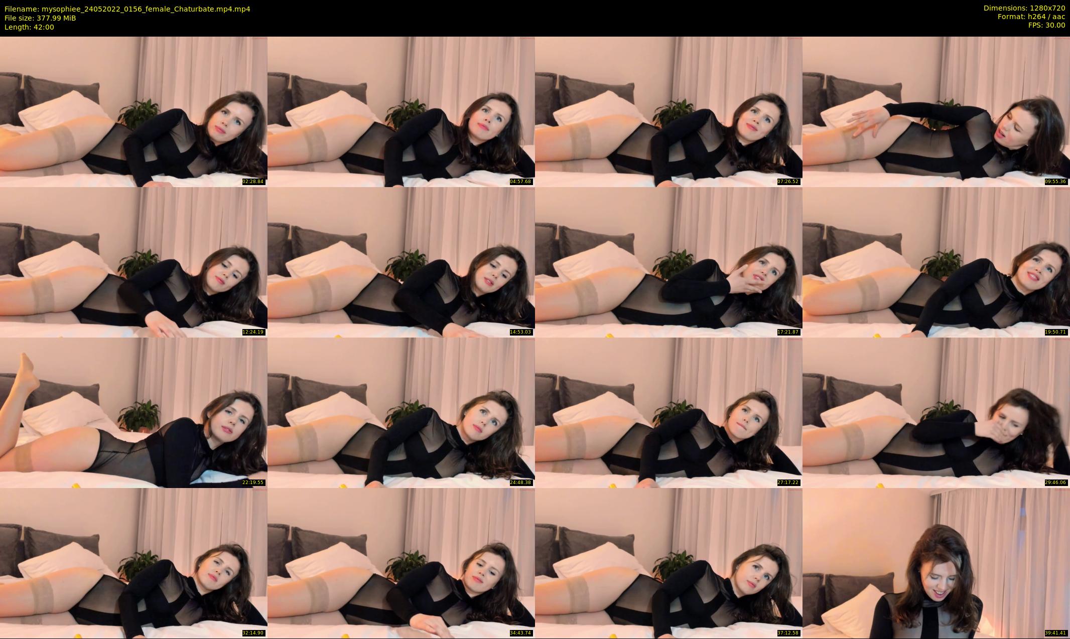 mysophiee — 42 minute Chaturbate female cam show recording, 720p, May 24, 2022