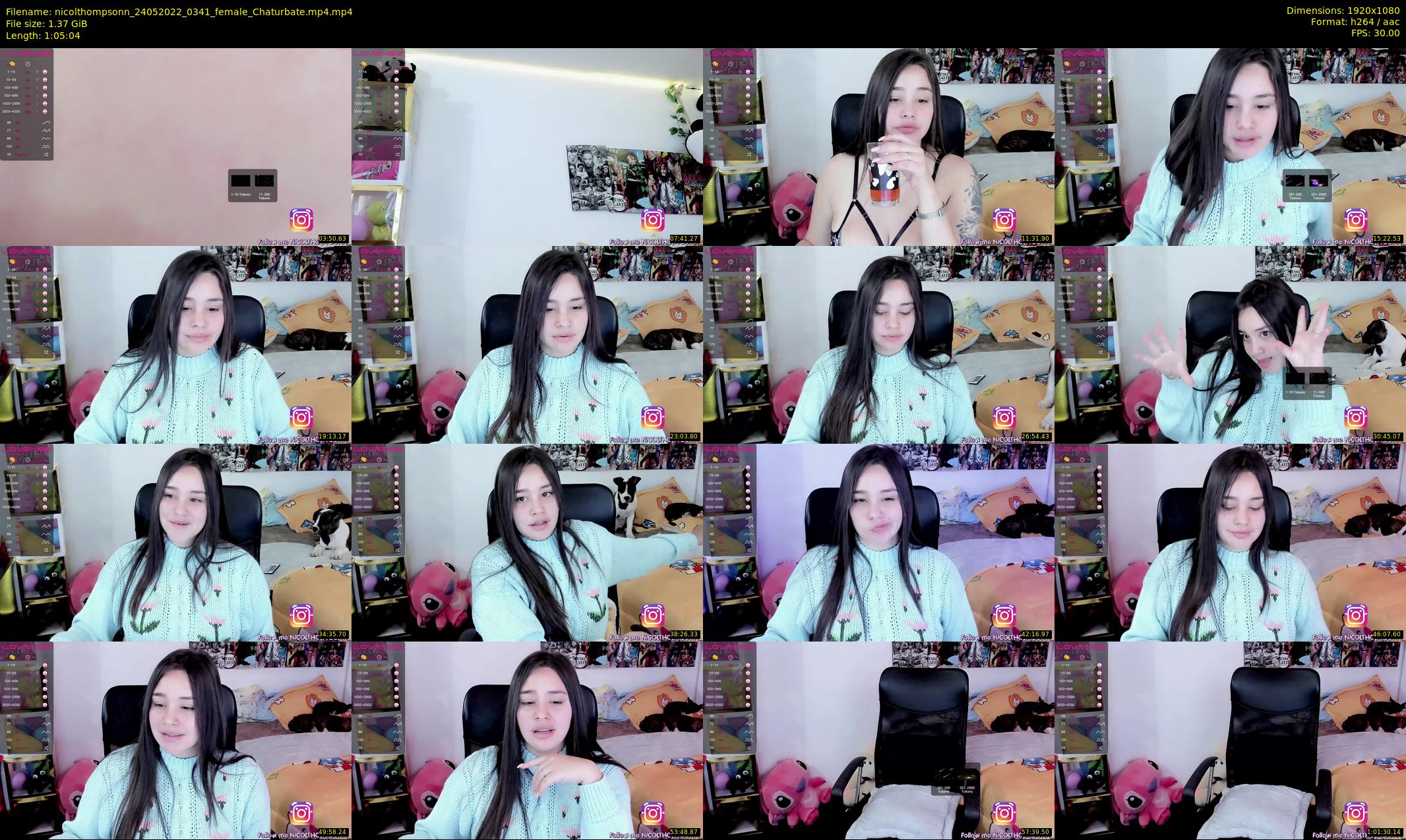nicolthompsonn — 66 minute Chaturbate female cam show recording, 1080p, May 24, 2022