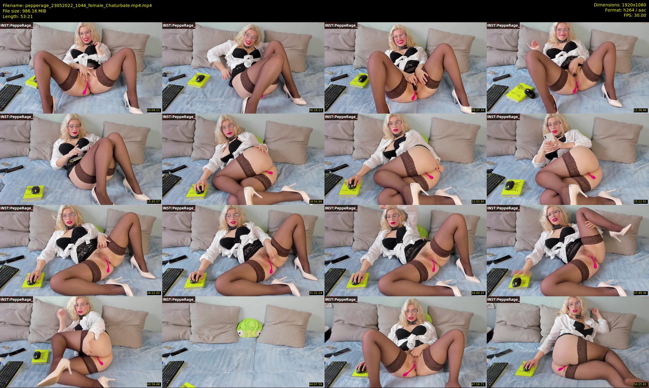 pepperage — 54 minute Chaturbate female cam show recording, 1080p, May 23, 2022