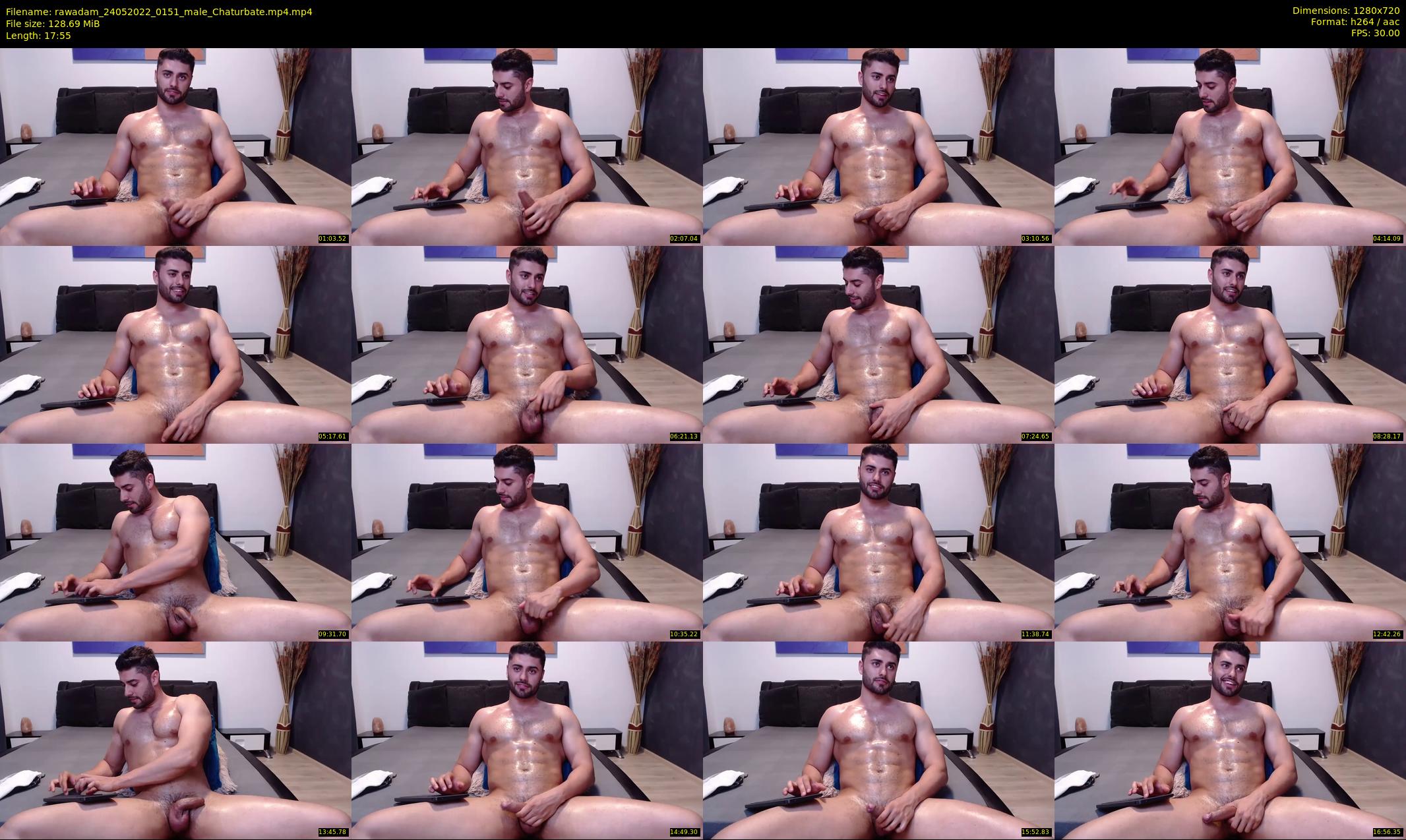 rawadam — 18 minute Chaturbate male cam show recording, 720p, May 24, 2022