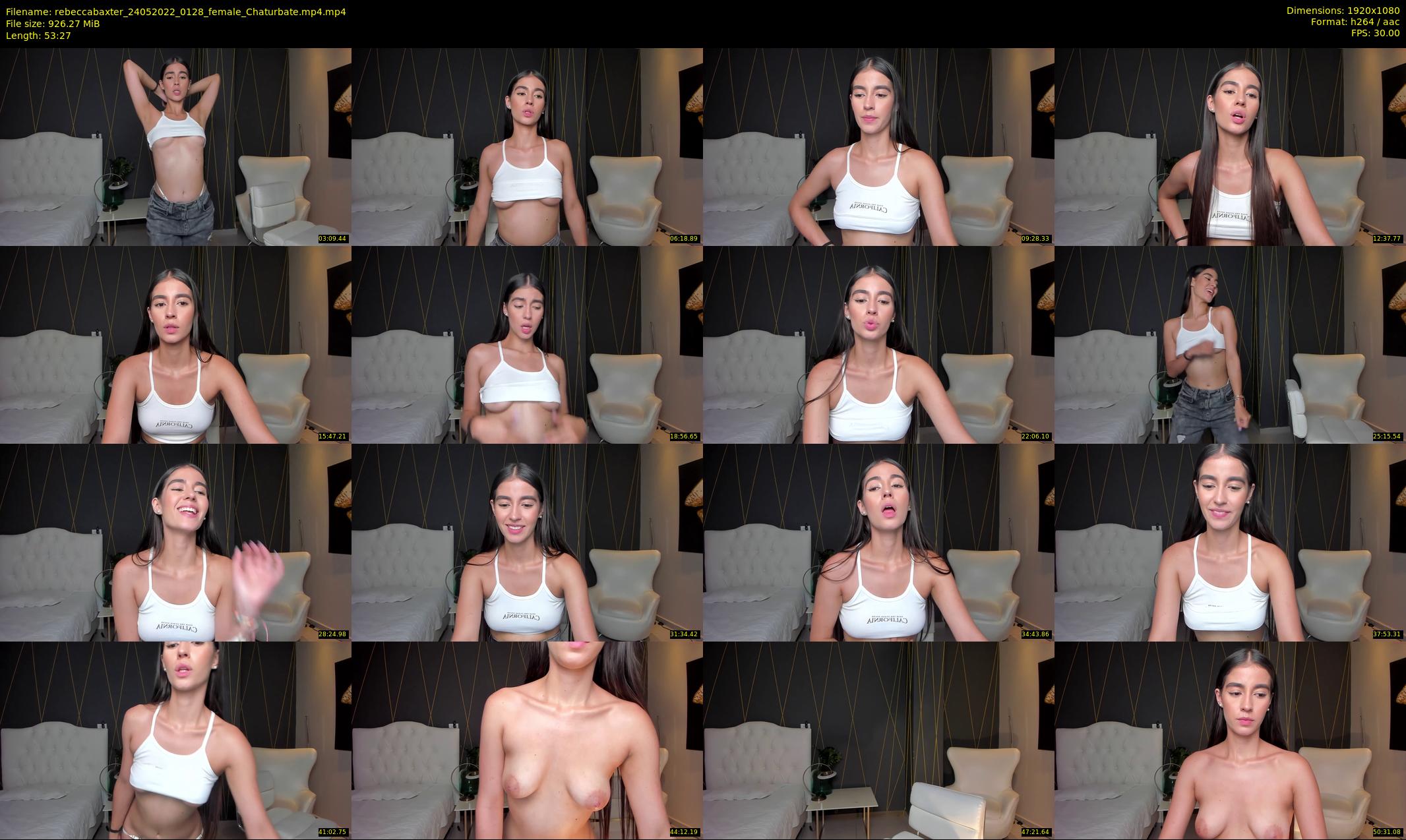 rebeccabaxter — 54 minute Chaturbate female cam show recording, 1080p, May 24, 2022