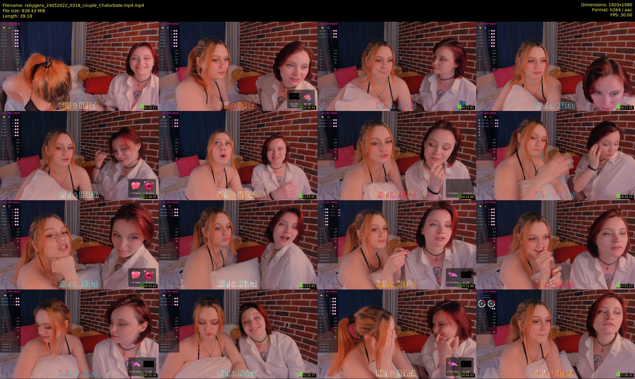 rebygera — 40 minute Chaturbate couple cam show recording, 1080p, May 24, 2022