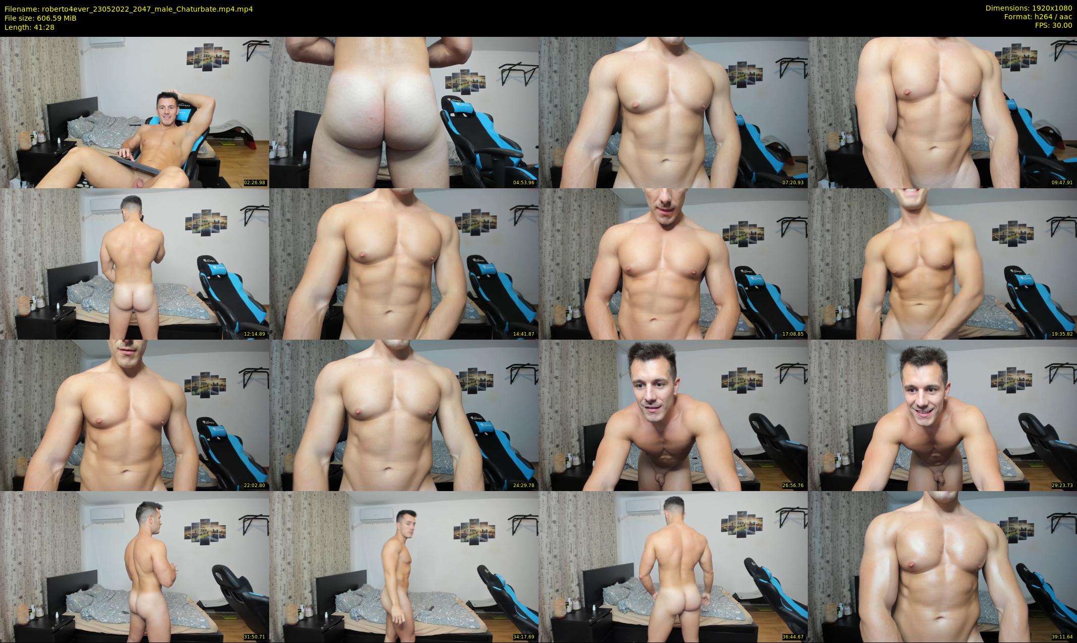 roberto4ever — 42 minute Chaturbate male cam show recording, 1080p, May 23, 2022