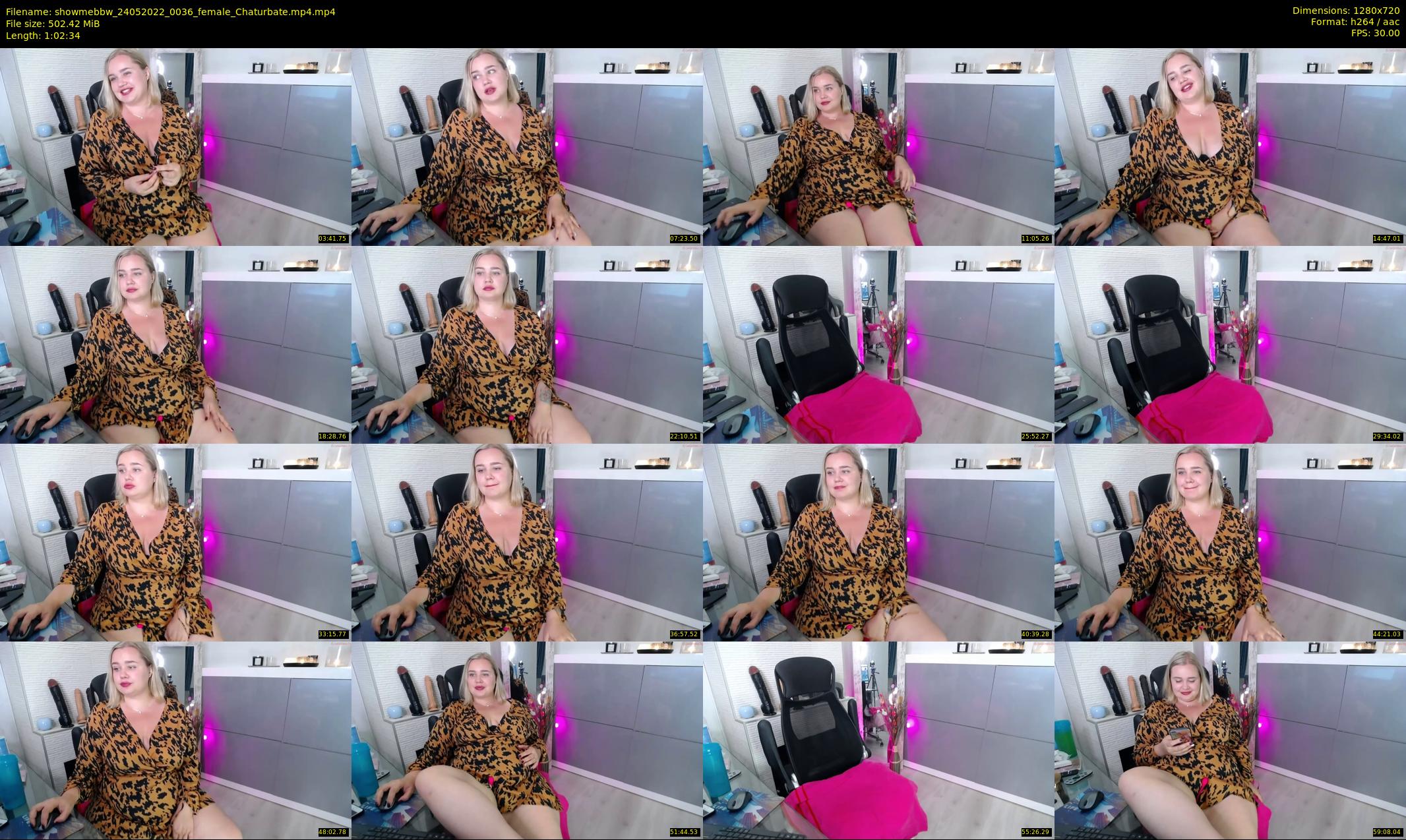 showmebbw — 63 minute Chaturbate female cam show recording, 720p, May 24, 2022