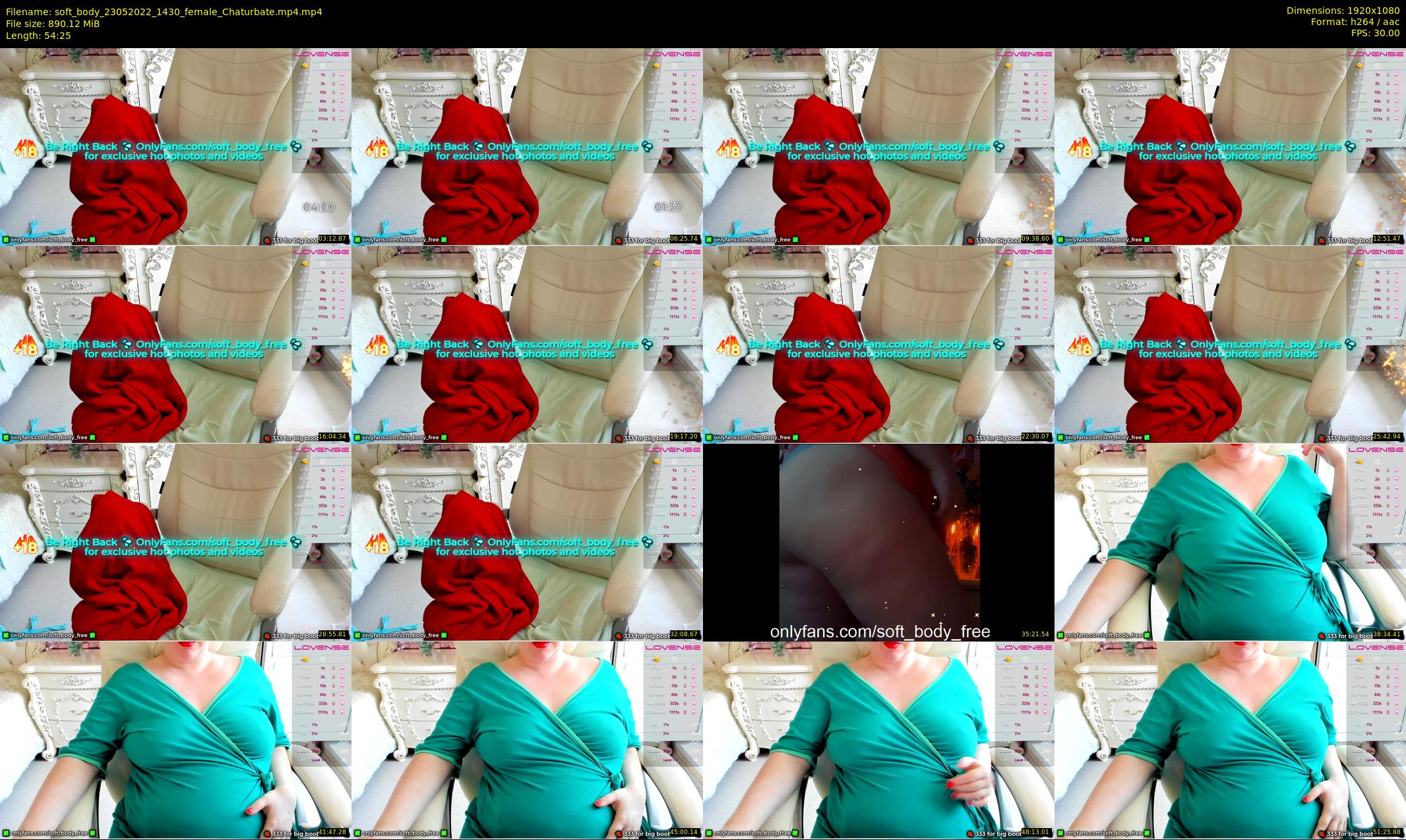 soft_body — 55 minute Chaturbate female cam show recording, 1080p, May 23, 2022