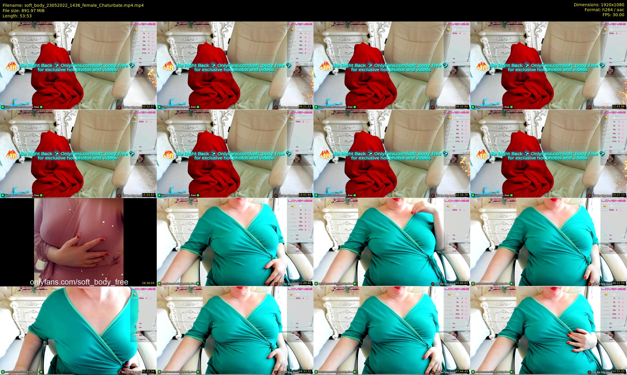 soft_body — 54 minute Chaturbate female cam show recording, 1080p, May 23, 2022